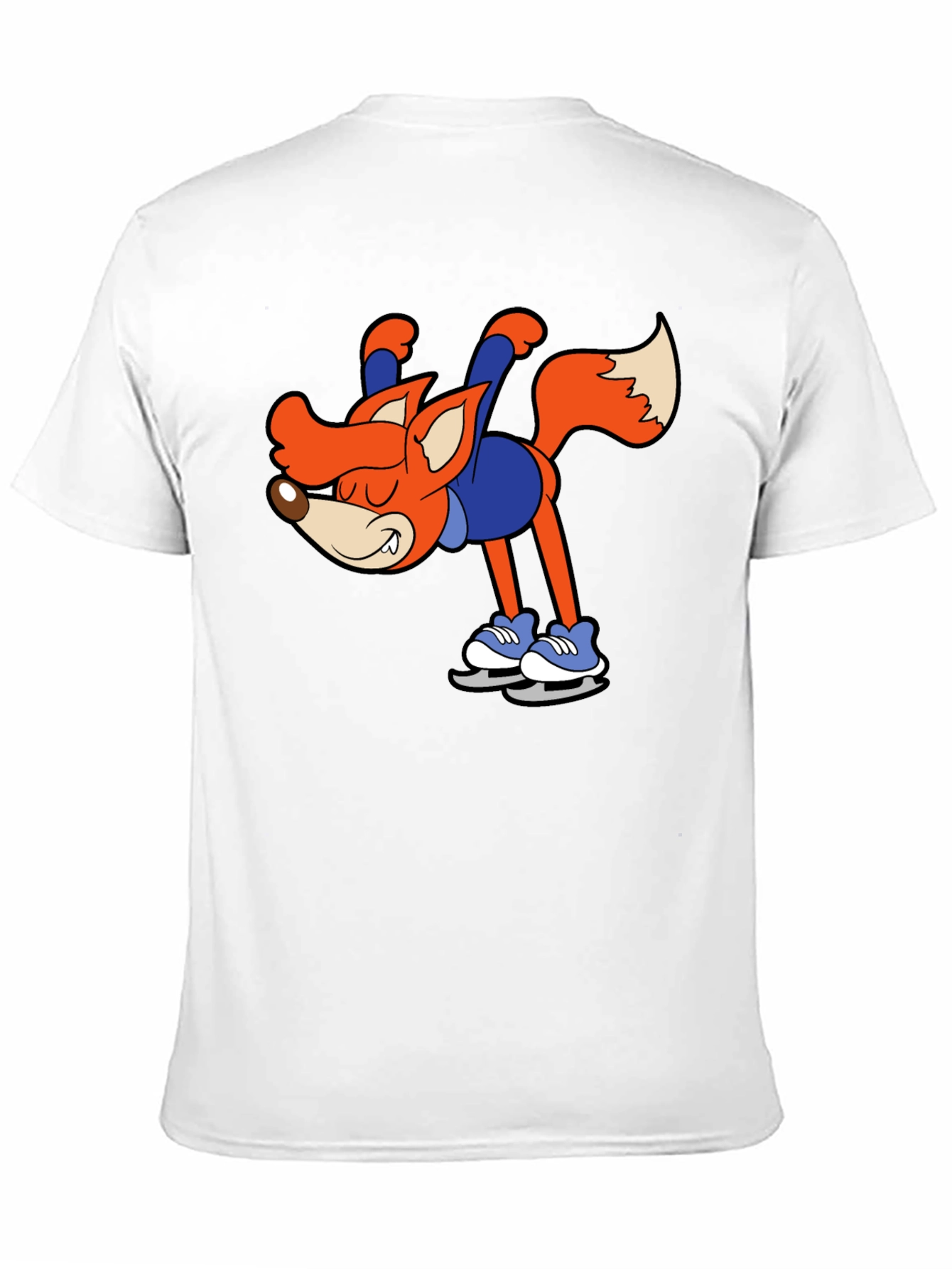 Skating Fox Graphic T-Shirt