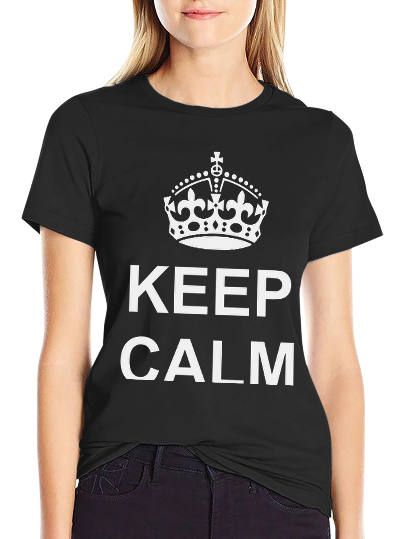 Keep Calm Graphic Tee - Relaxed Fit
