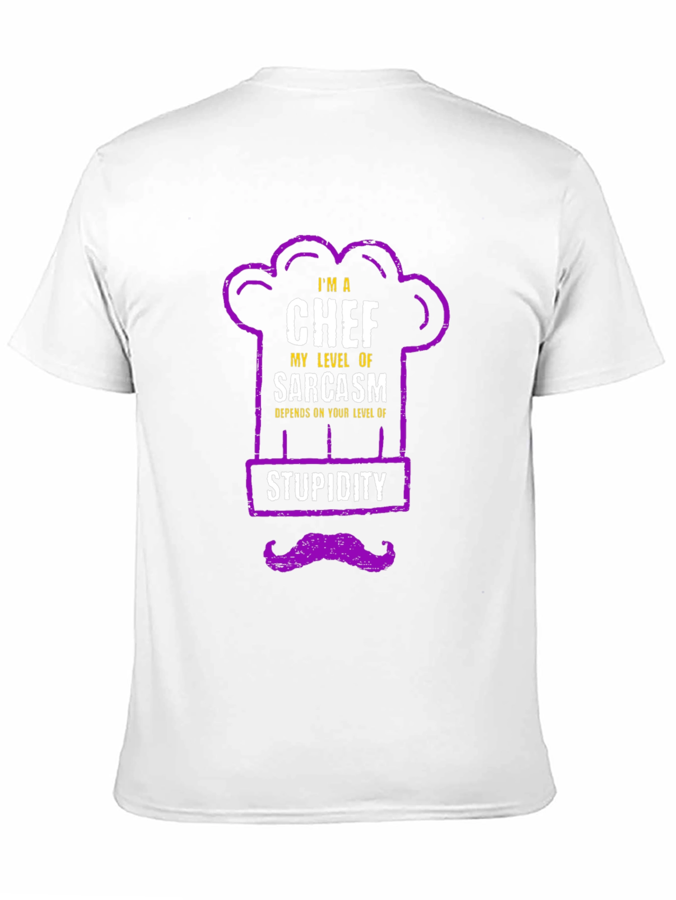 Chef Sarcasm Humor T-Shirt Funny Cook Apparel