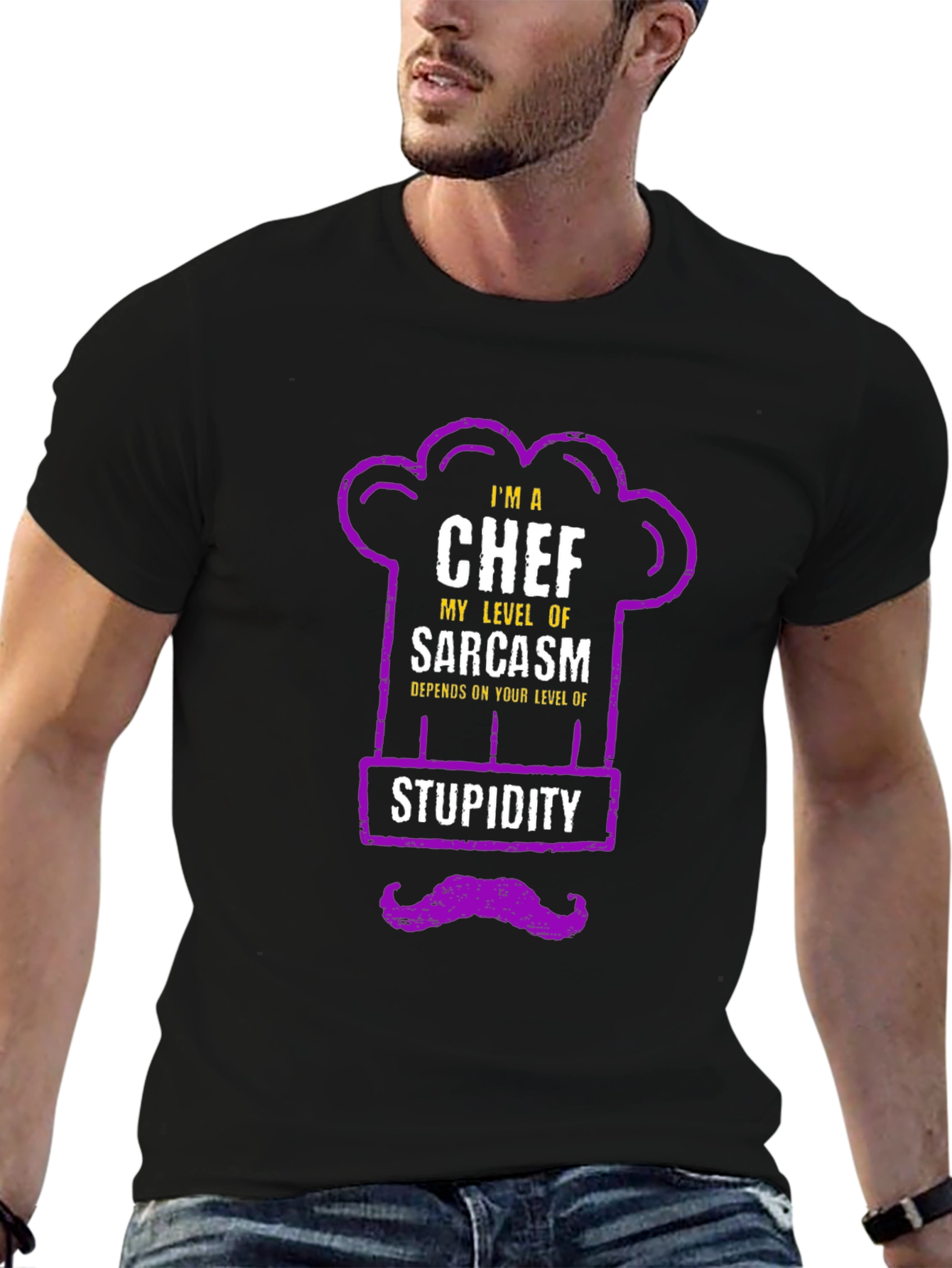 Chef Sarcasm Humor T-Shirt Funny Cook Apparel