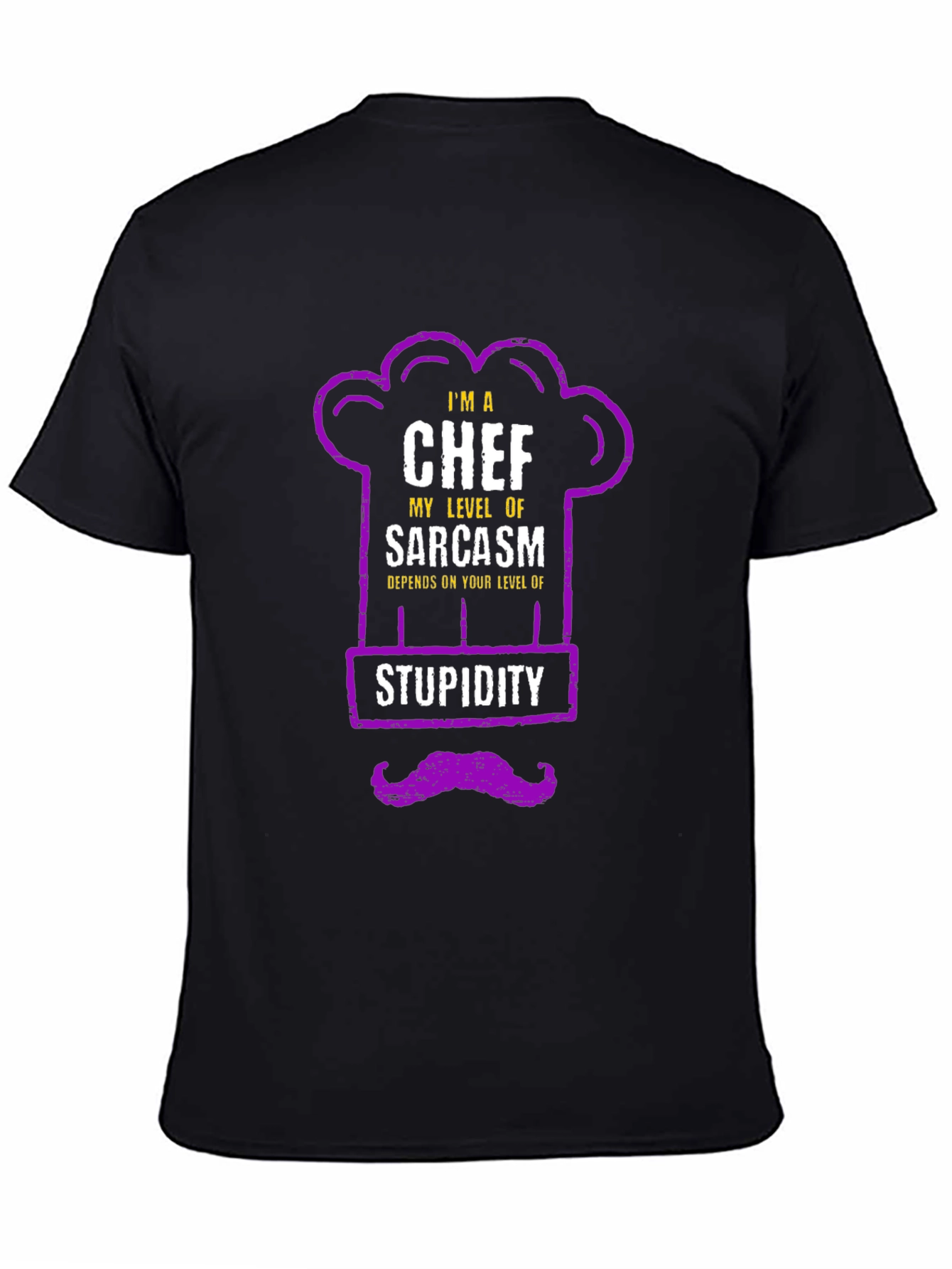 Chef Sarcasm Humor T-Shirt Funny Cook Apparel