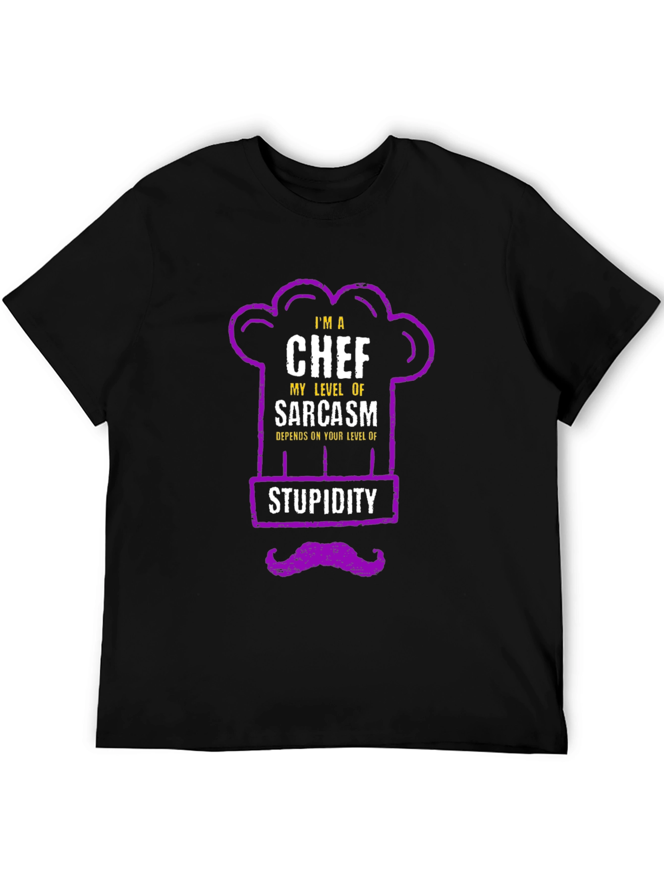 Chef Sarcasm Humor T-Shirt Funny Cook Apparel