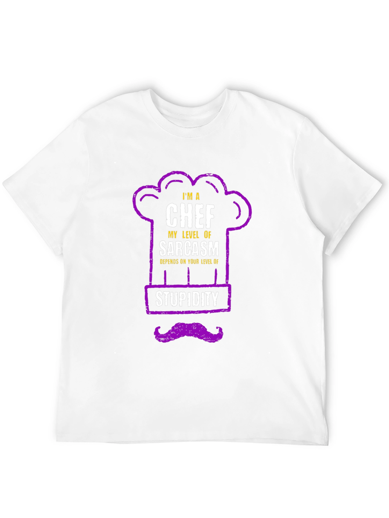 Chef Sarcasm Humor T-Shirt Funny Cook Apparel