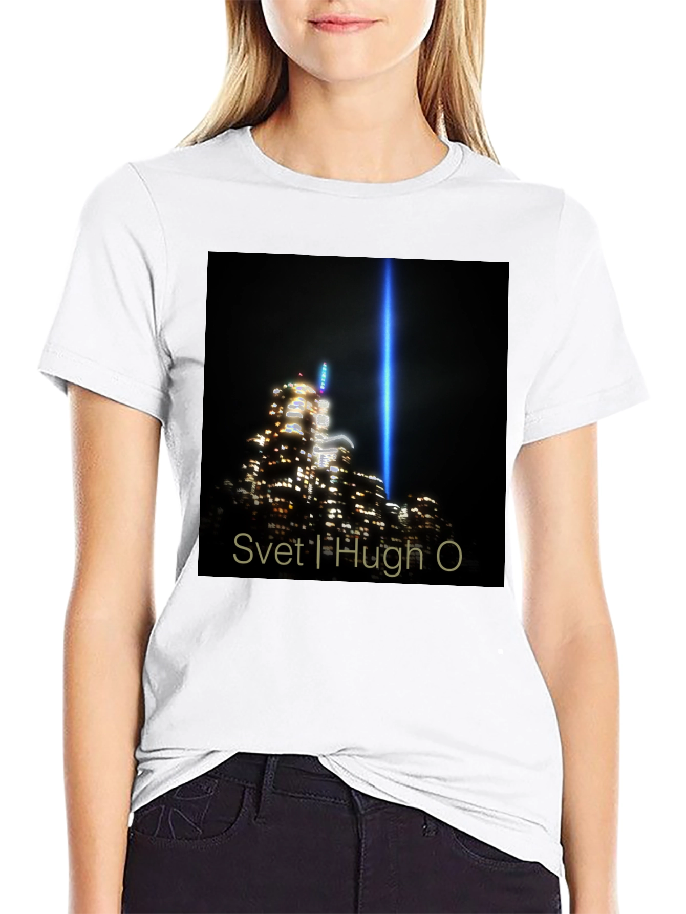 Svet I Hugh O Black Graphic Tee