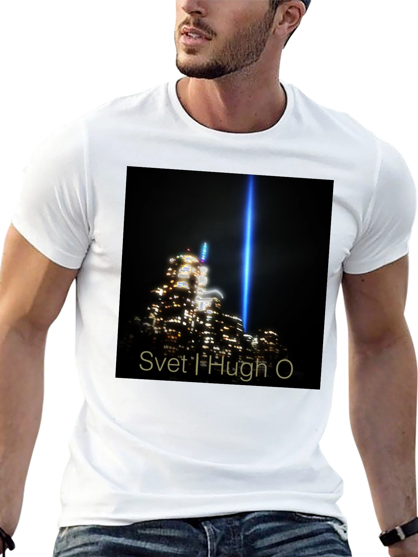Svet I Hugh O Black Graphic Tee