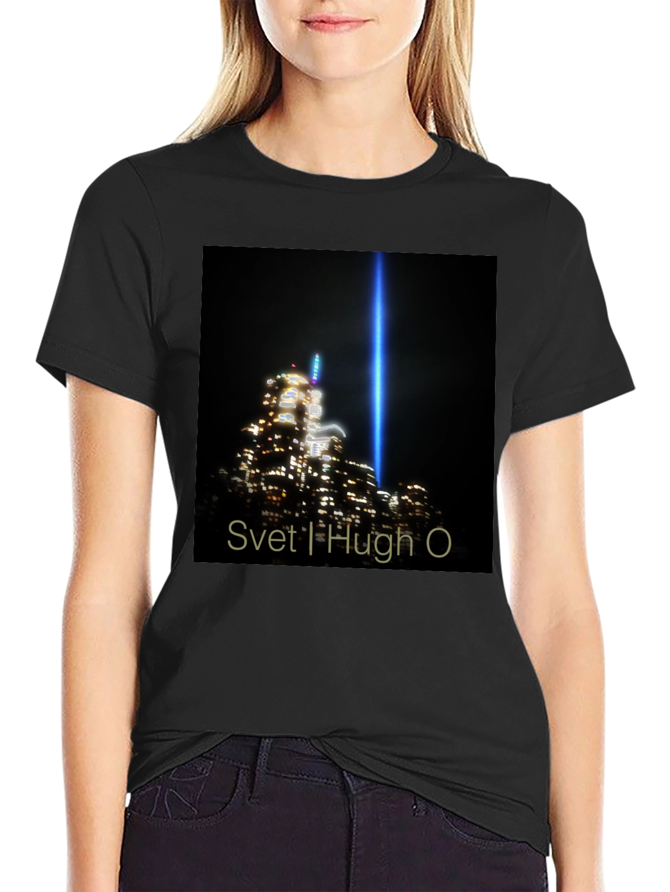 Svet I Hugh O Black Graphic Tee