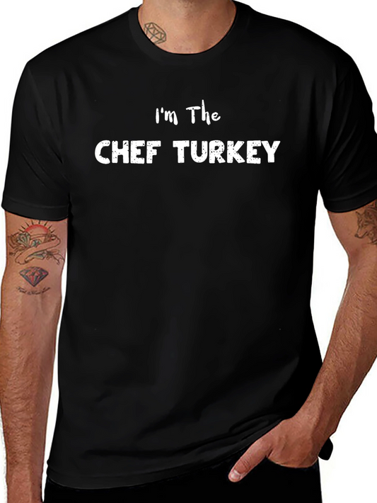 Chef Turkey T-Shirt - Thanksgiving Humor