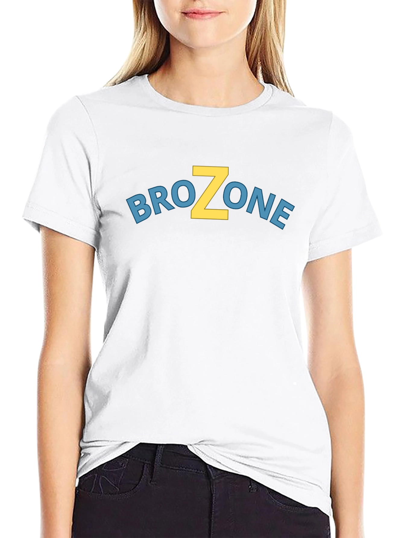 BroZone Graphic T-Shirt - Black Crew Neck Tee
