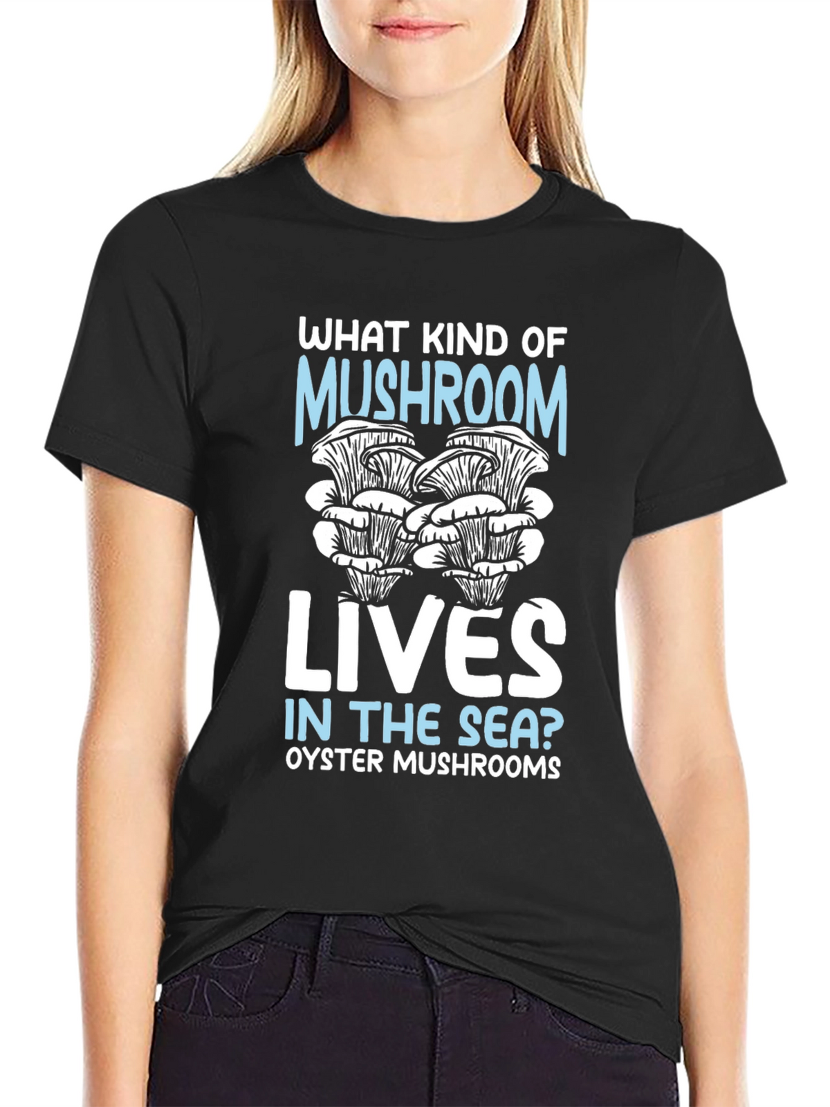 Oyster Mushroom Sea T-Shirt Funny Graphic Tee