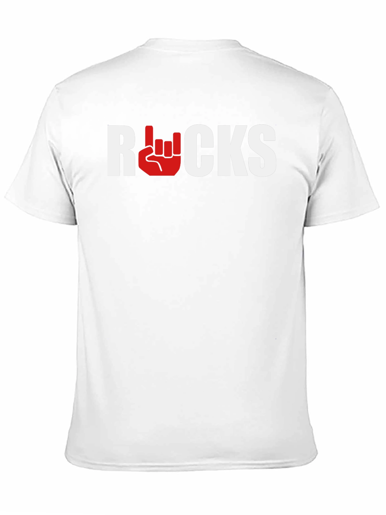 Rocks Graphic Tee - Black Cotton Blend T-Shirt