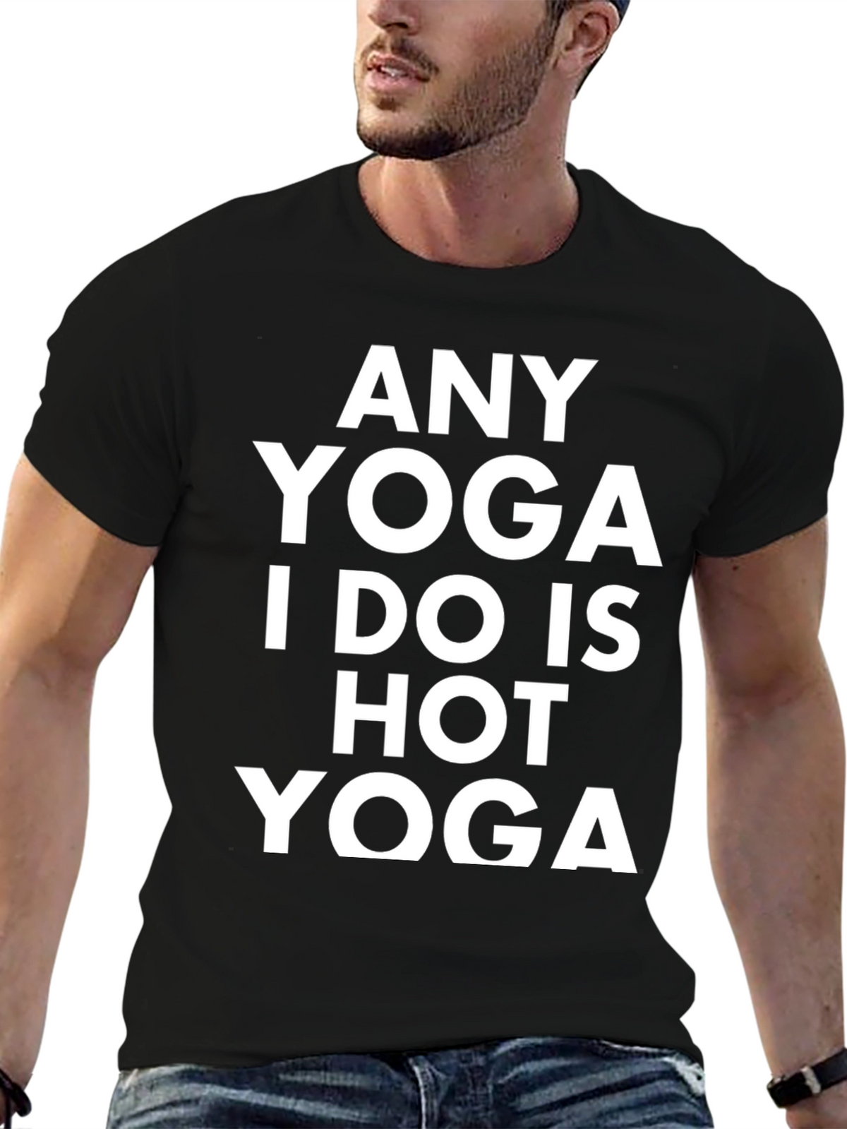 Funny Yoga Graphic Tee - Hot Yoga Design