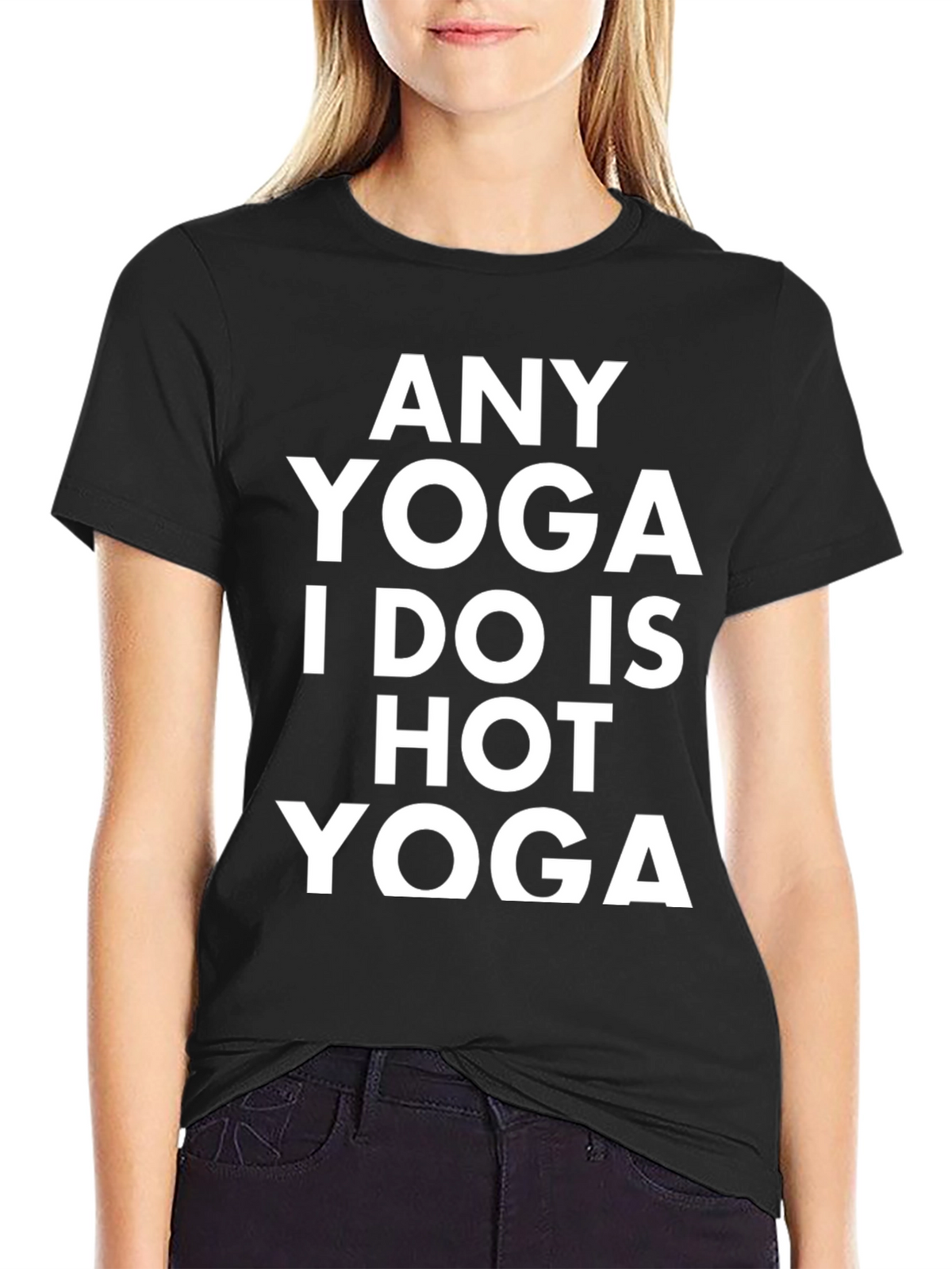 Funny Yoga Graphic Tee - Hot Yoga Design