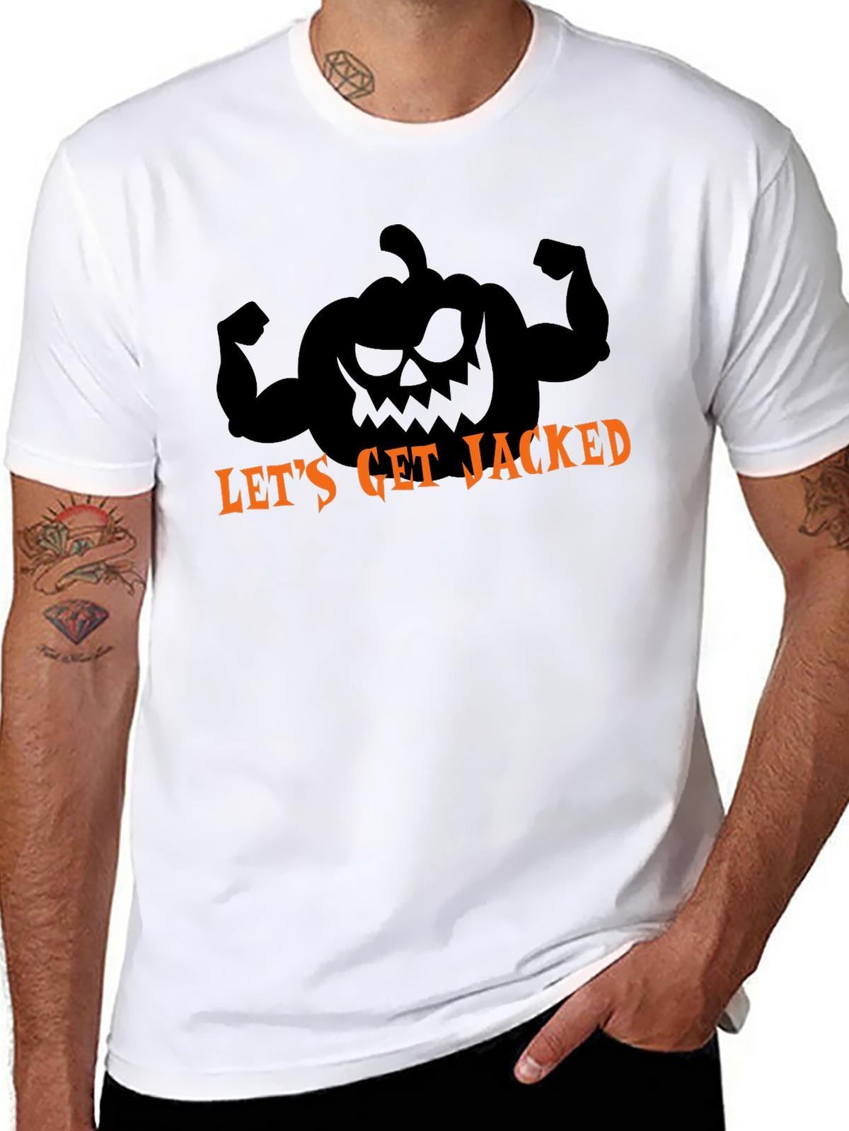 Lets Get Jacked Halloween Gym T-Shirt