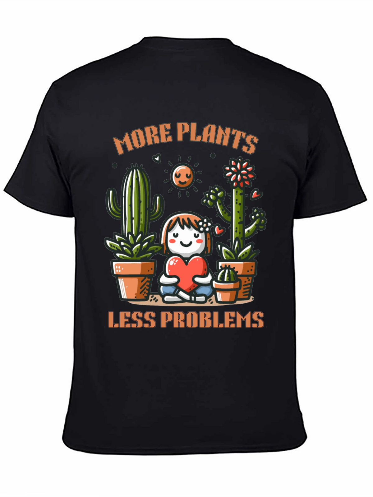 More Plants Less Problems Graphic T-Shirt