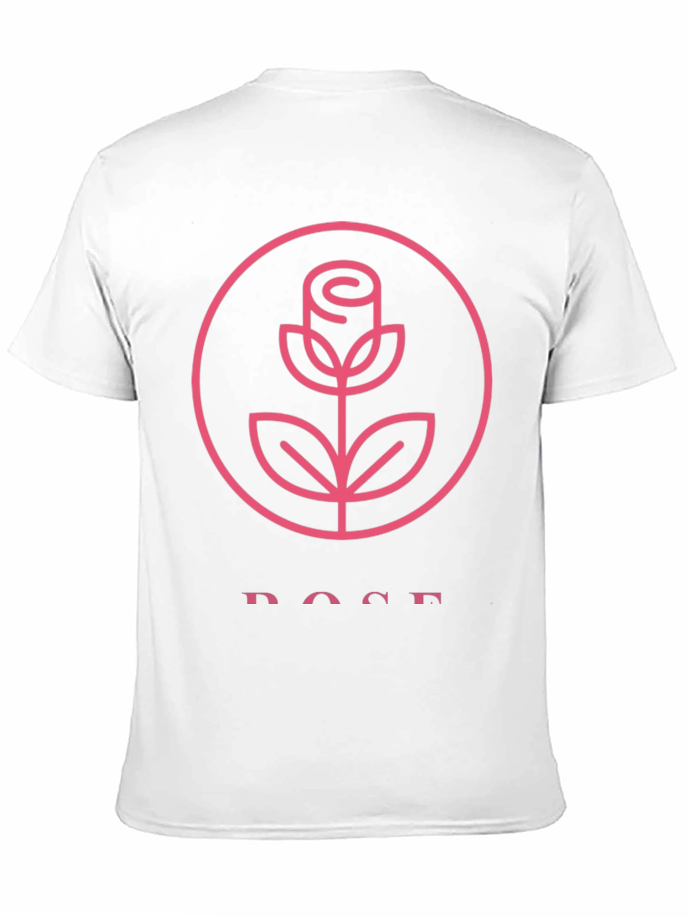 Rose Graphic Tee - Stylish Black T-Shirt