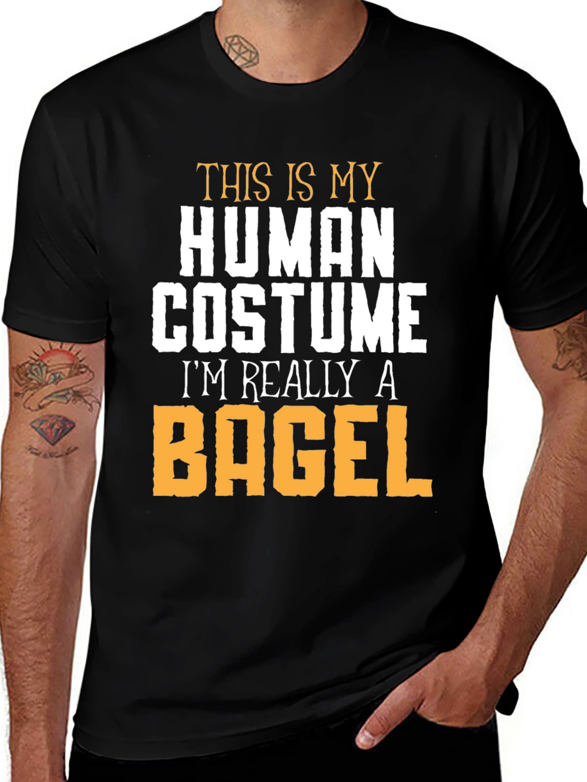 Human Costume Bagel T-Shirt