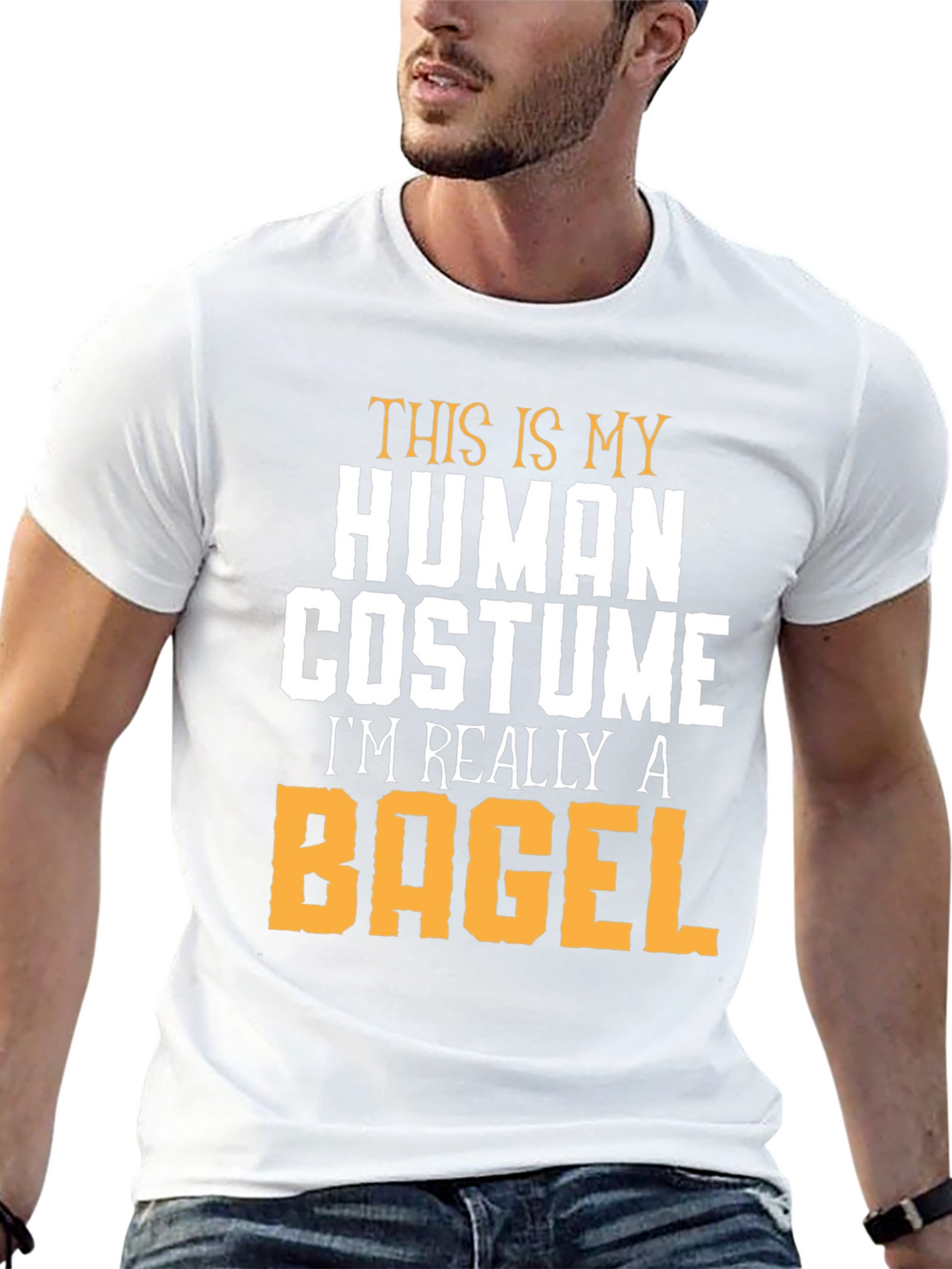 Human Costume Bagel T-Shirt