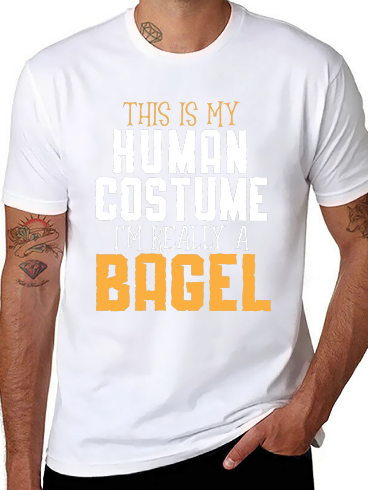 Human Costume Bagel T-Shirt