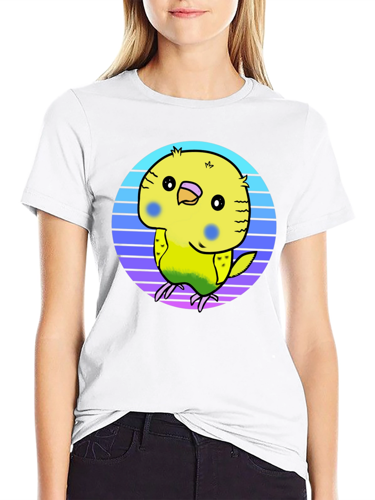Parakeet Retro T-Shirt
