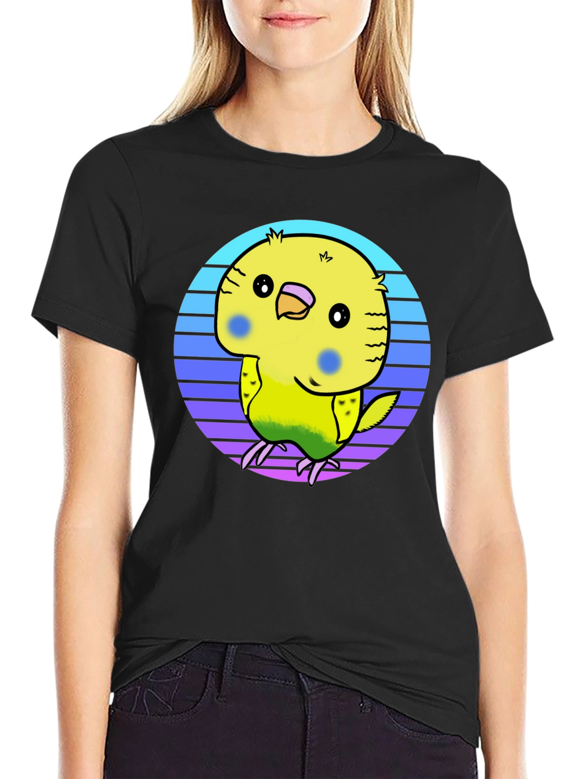 Parakeet Retro T-Shirt