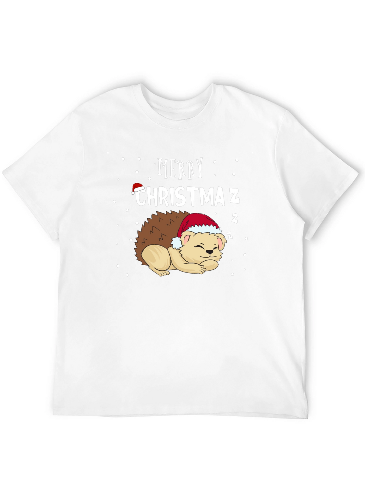 Merry Christmaz Hedgehog Graphic Tee