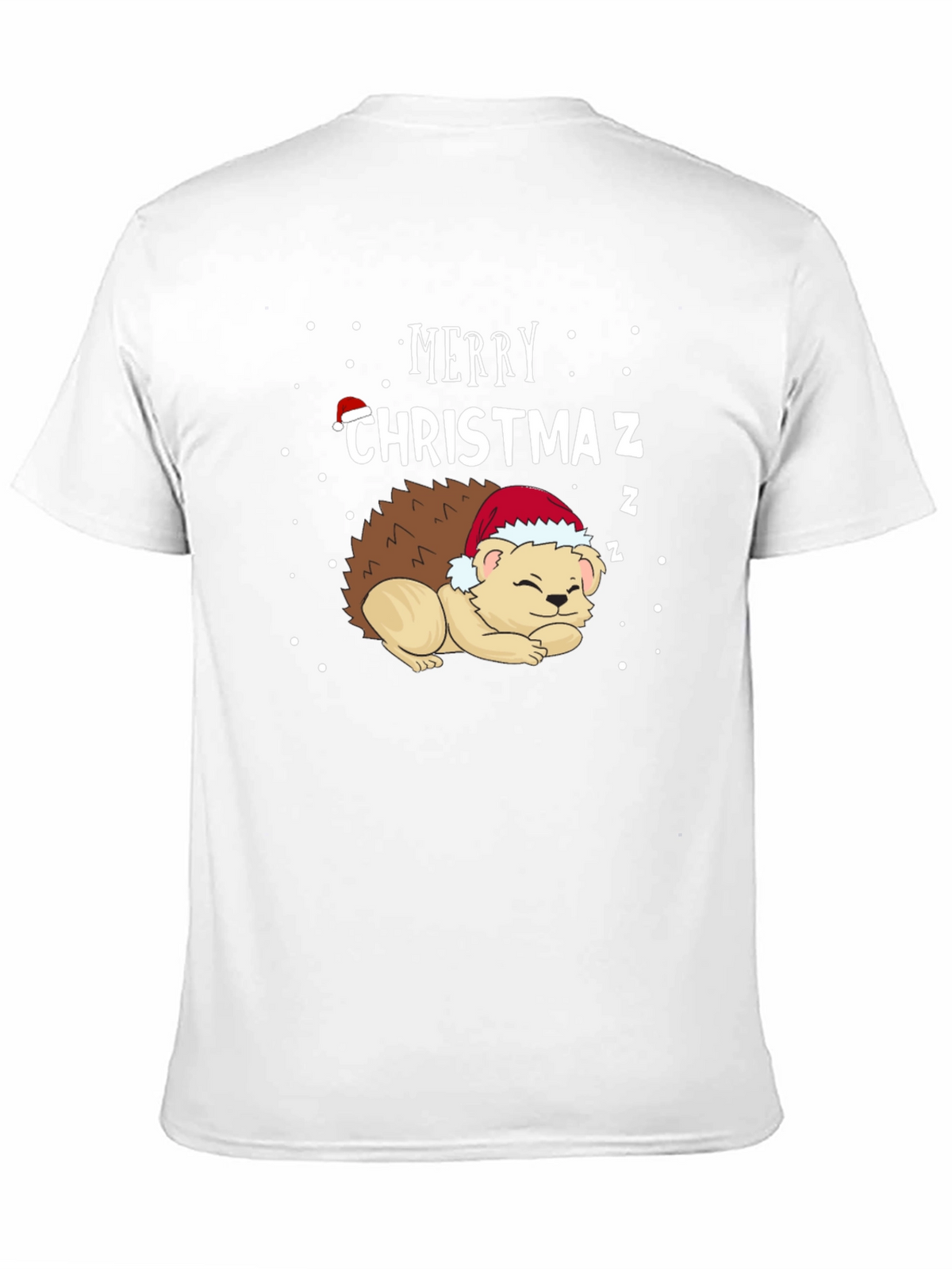 Merry Christmaz Hedgehog Graphic Tee