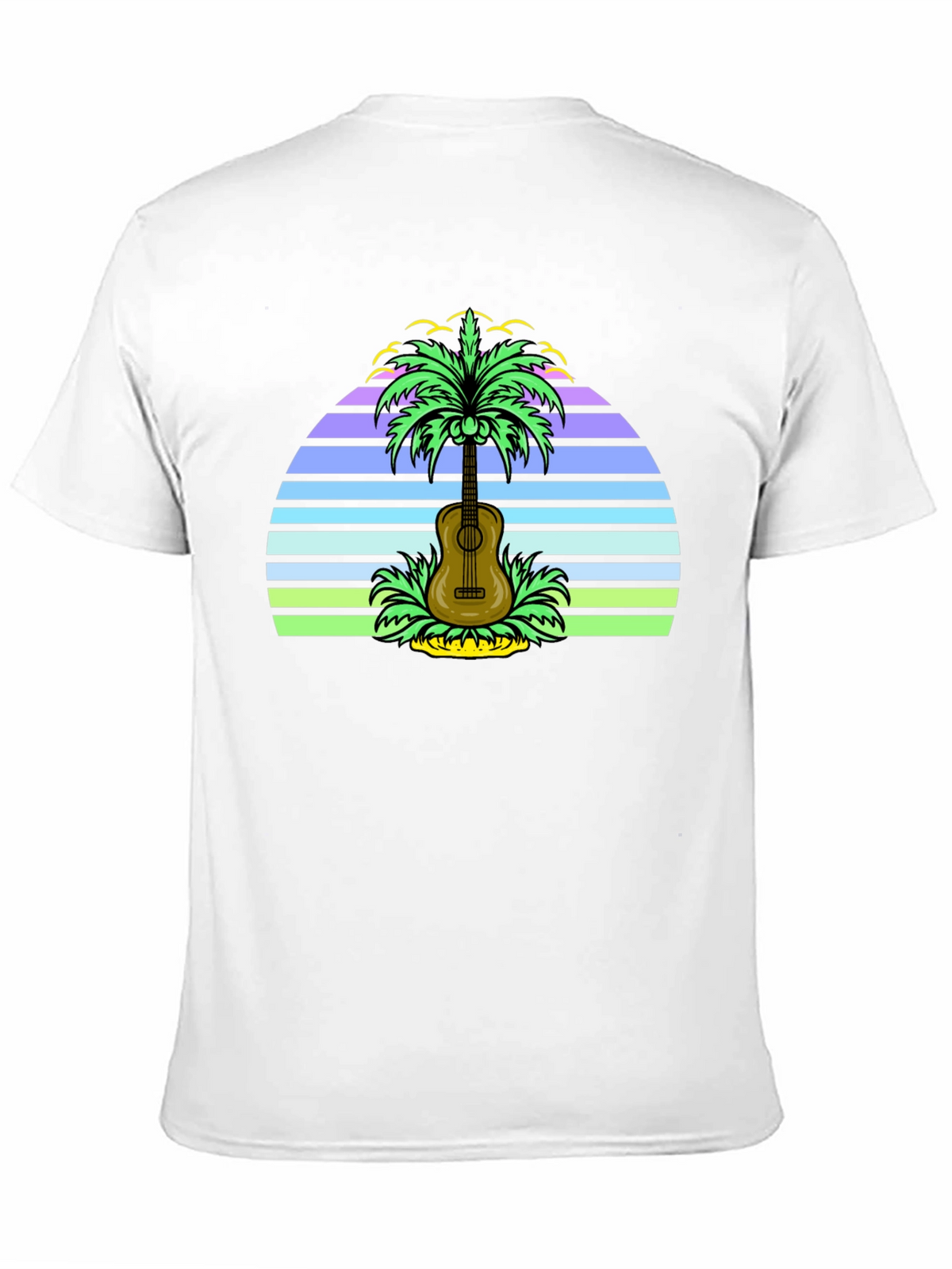 Tropical Guitar T-Shirt