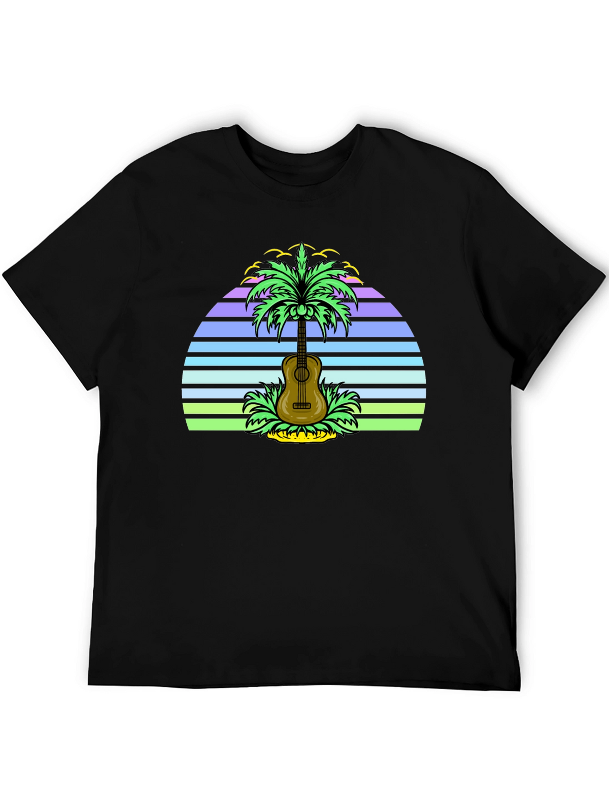 Tropical Guitar T-Shirt