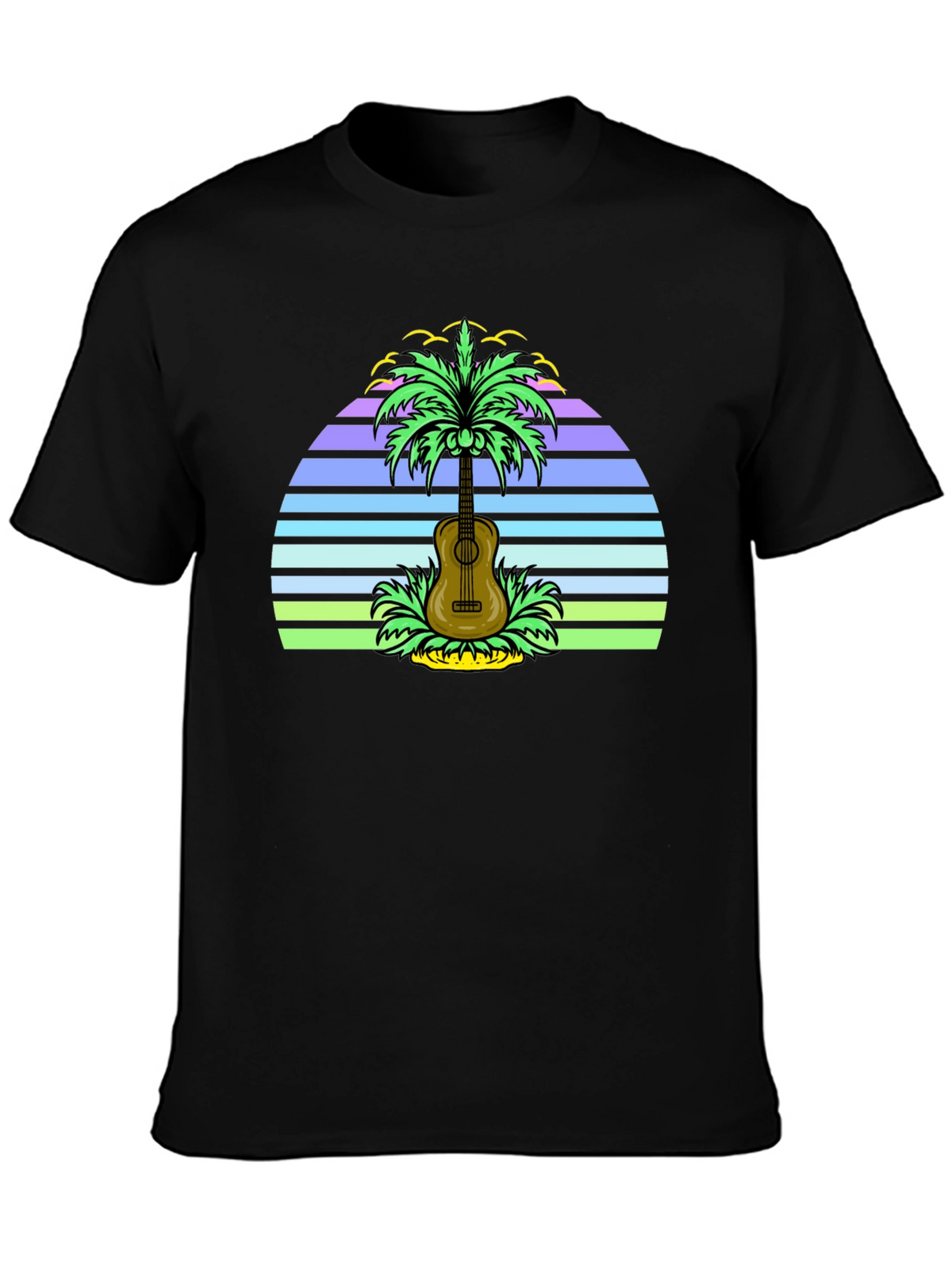 Tropical Guitar T-Shirt