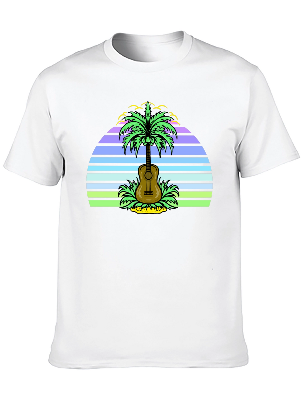 Tropical Guitar T-Shirt