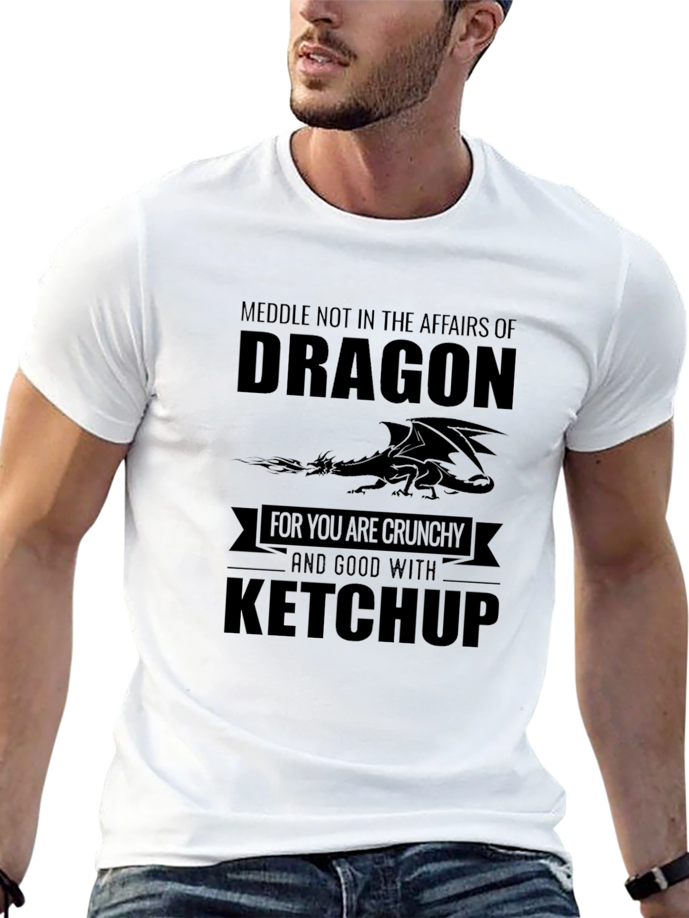 Dragon Affair Graphic Tee - Crunchy Ketchup Statement