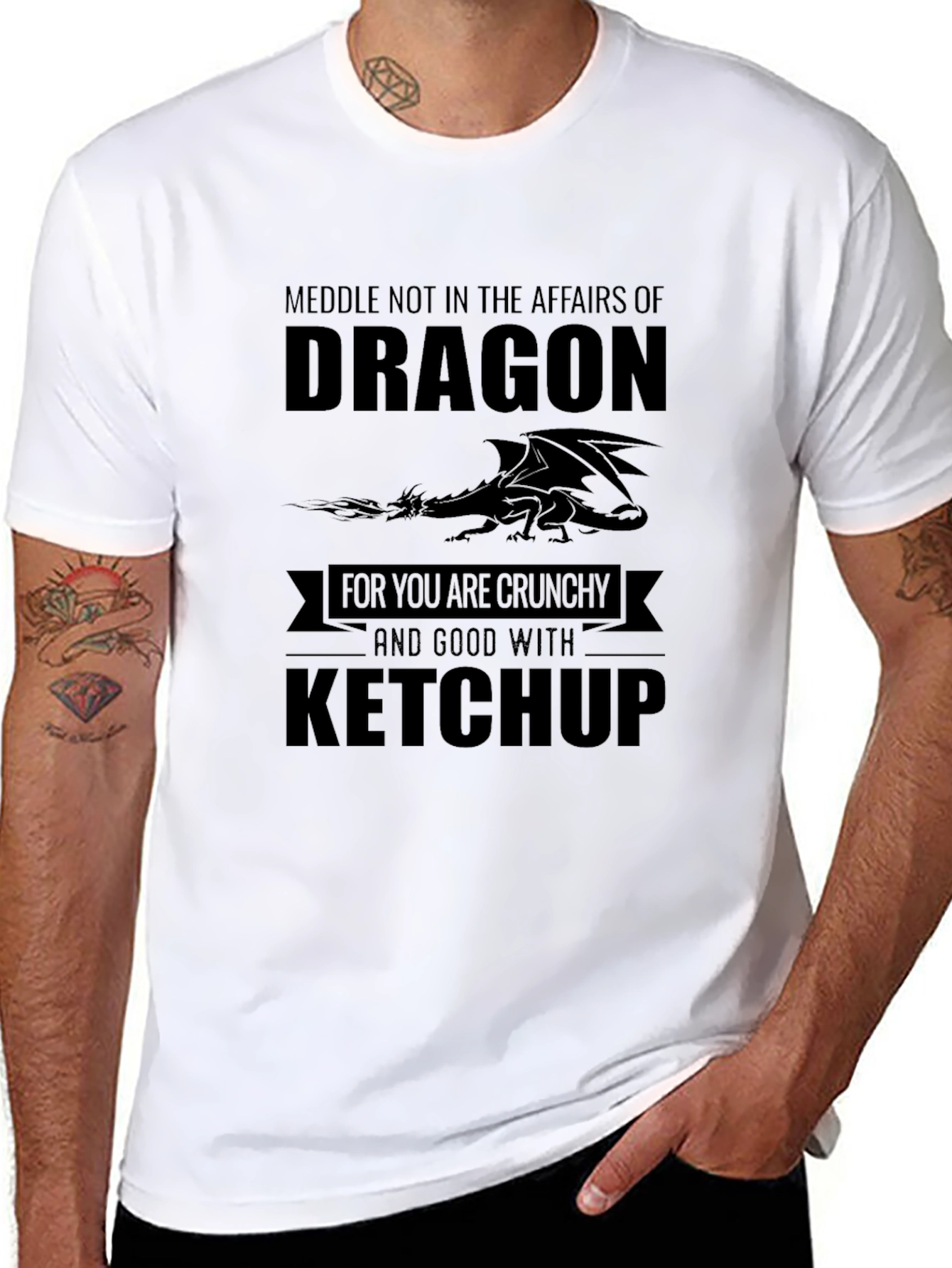 Dragon Affair Graphic Tee - Crunchy Ketchup Statement