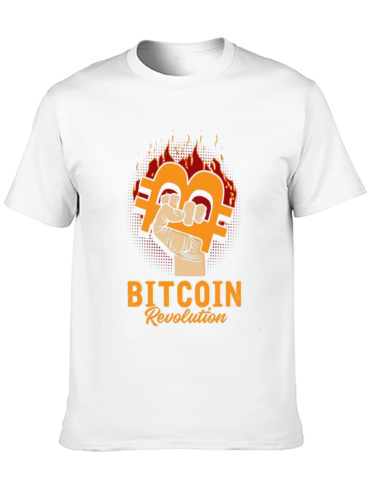 Bitcoin Revolution Graphic Tee - Crypto Apparel