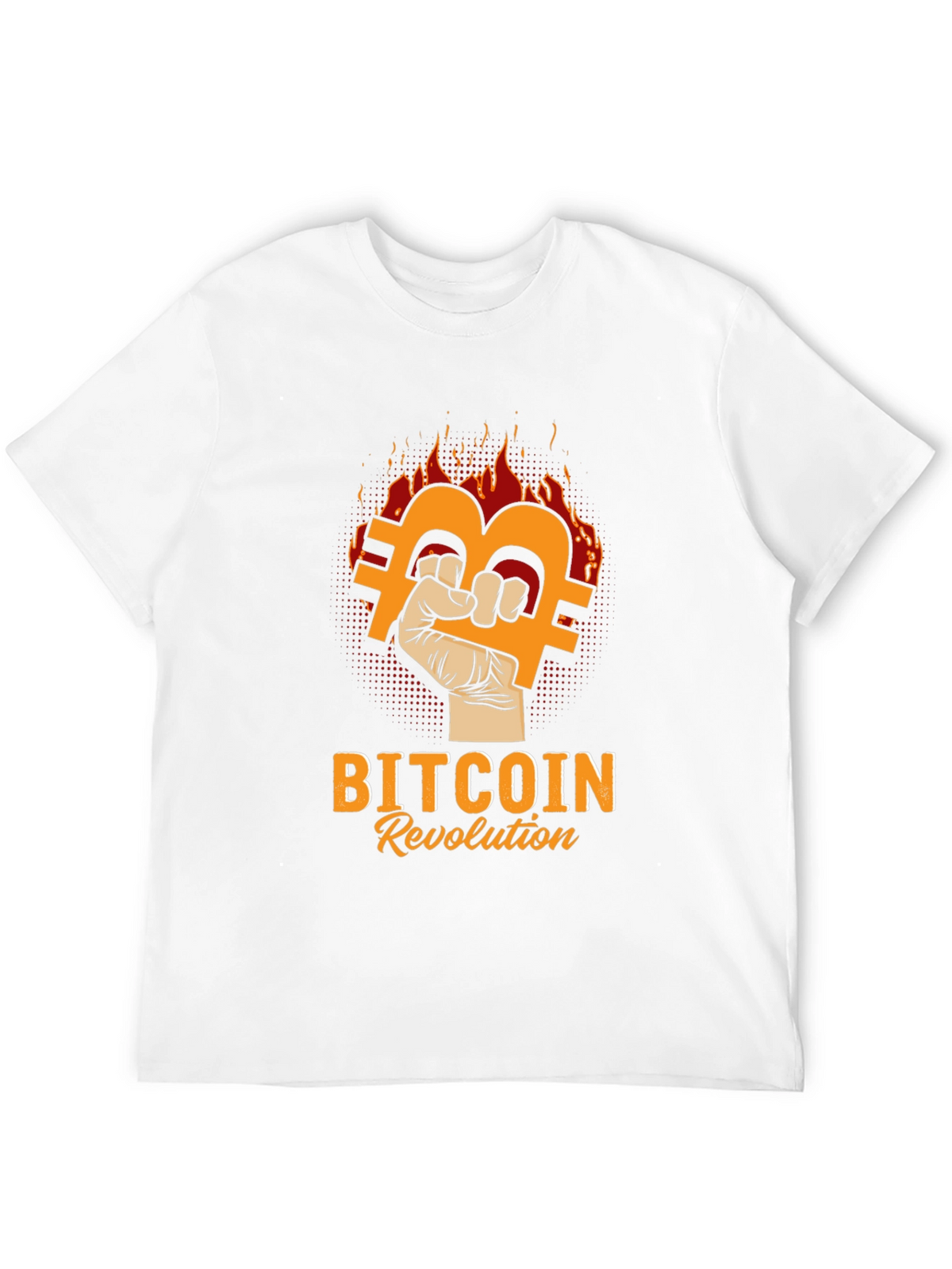 Bitcoin Revolution Graphic Tee - Crypto Apparel