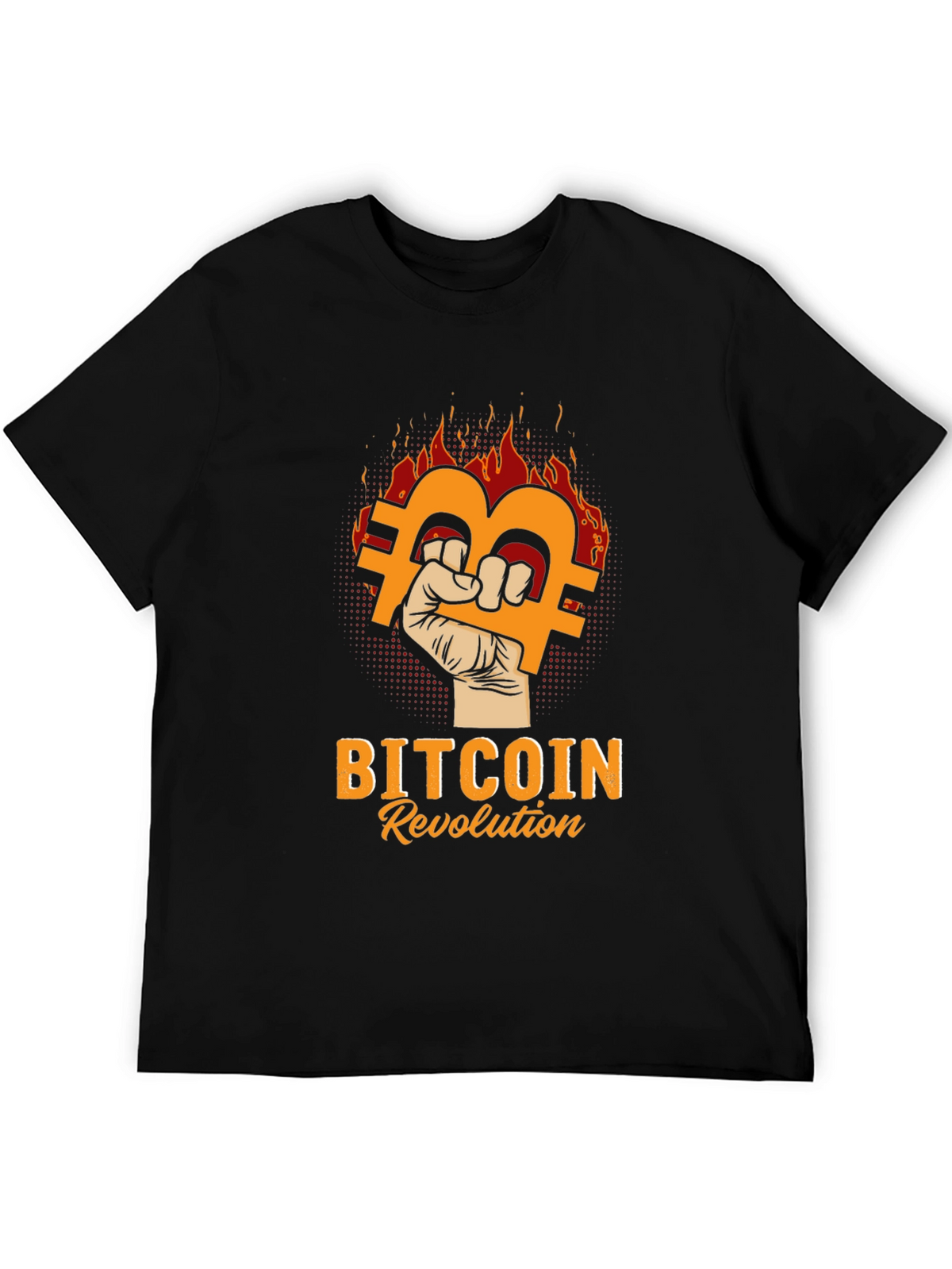 Bitcoin Revolution Graphic Tee - Crypto Apparel