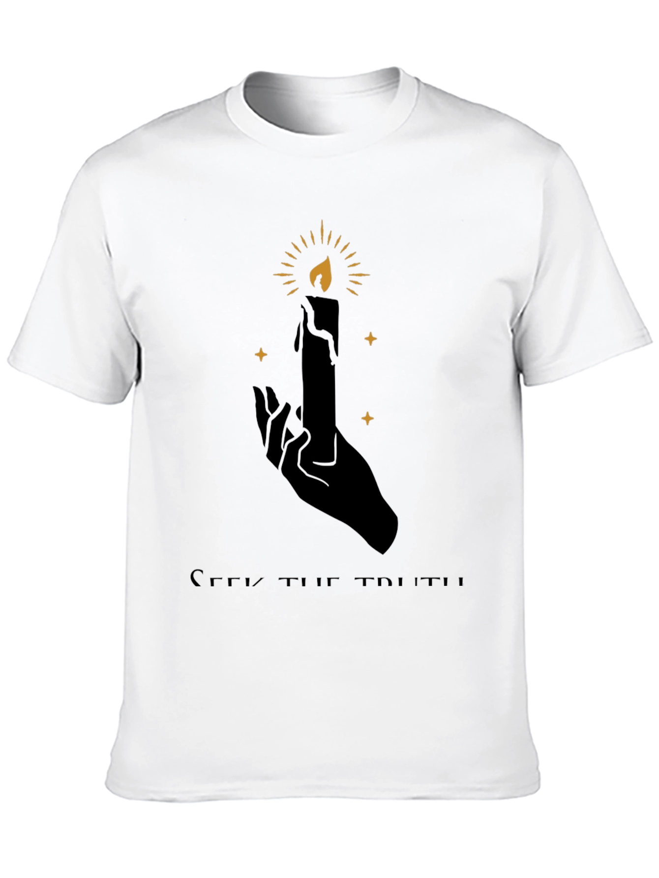Seek The Truth Candle Graphic Tee