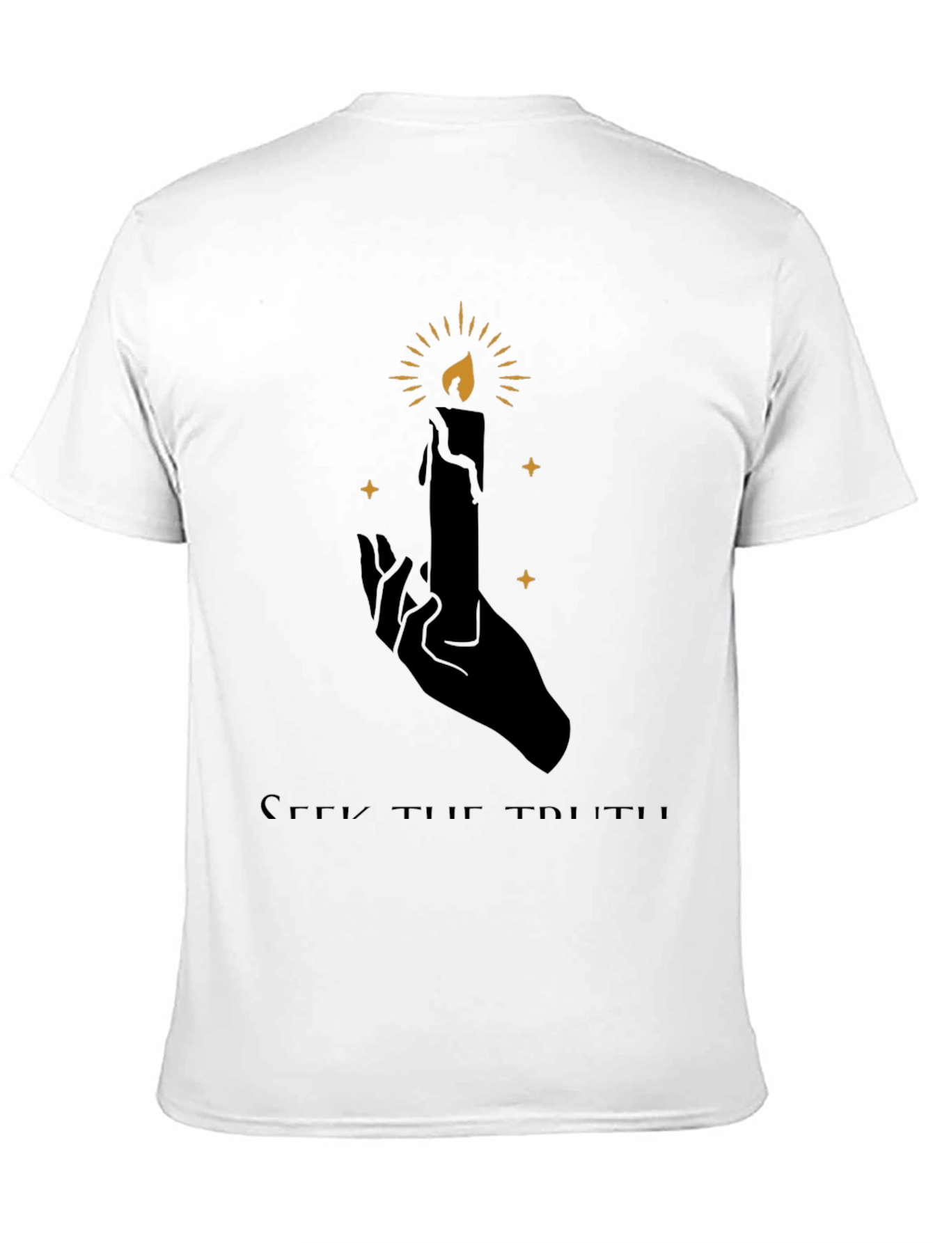 Seek The Truth Candle Graphic Tee