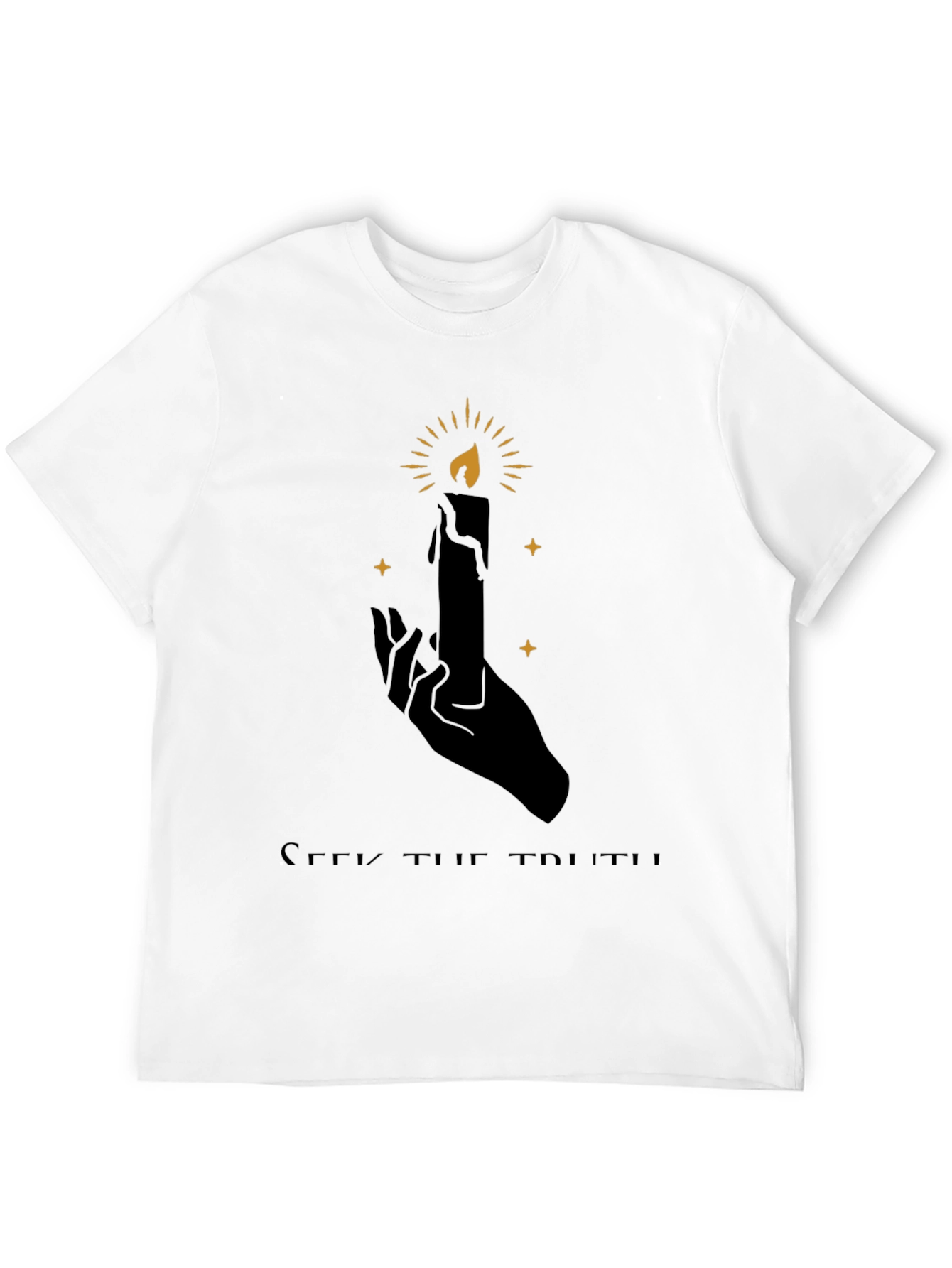 Seek The Truth Candle Graphic Tee