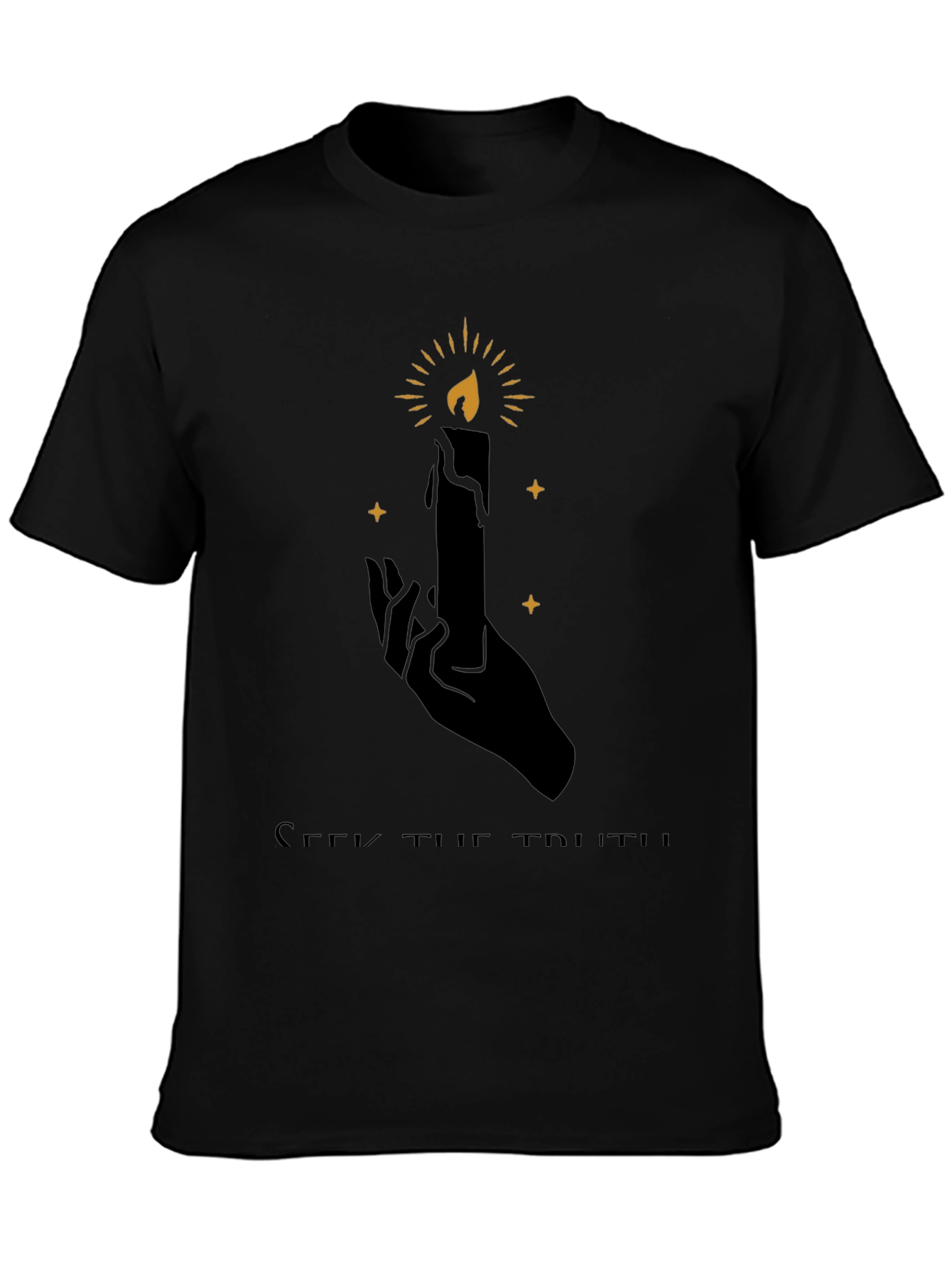 Seek The Truth Candle Graphic Tee