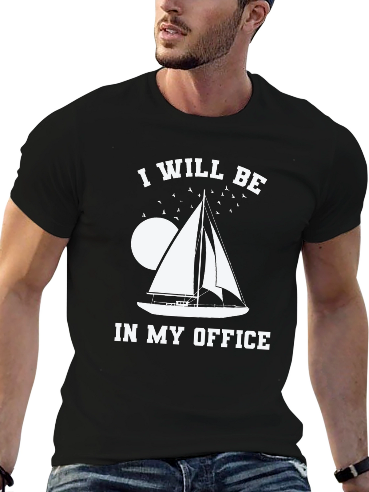 I Will Be In My Office Sailing T-Shirt