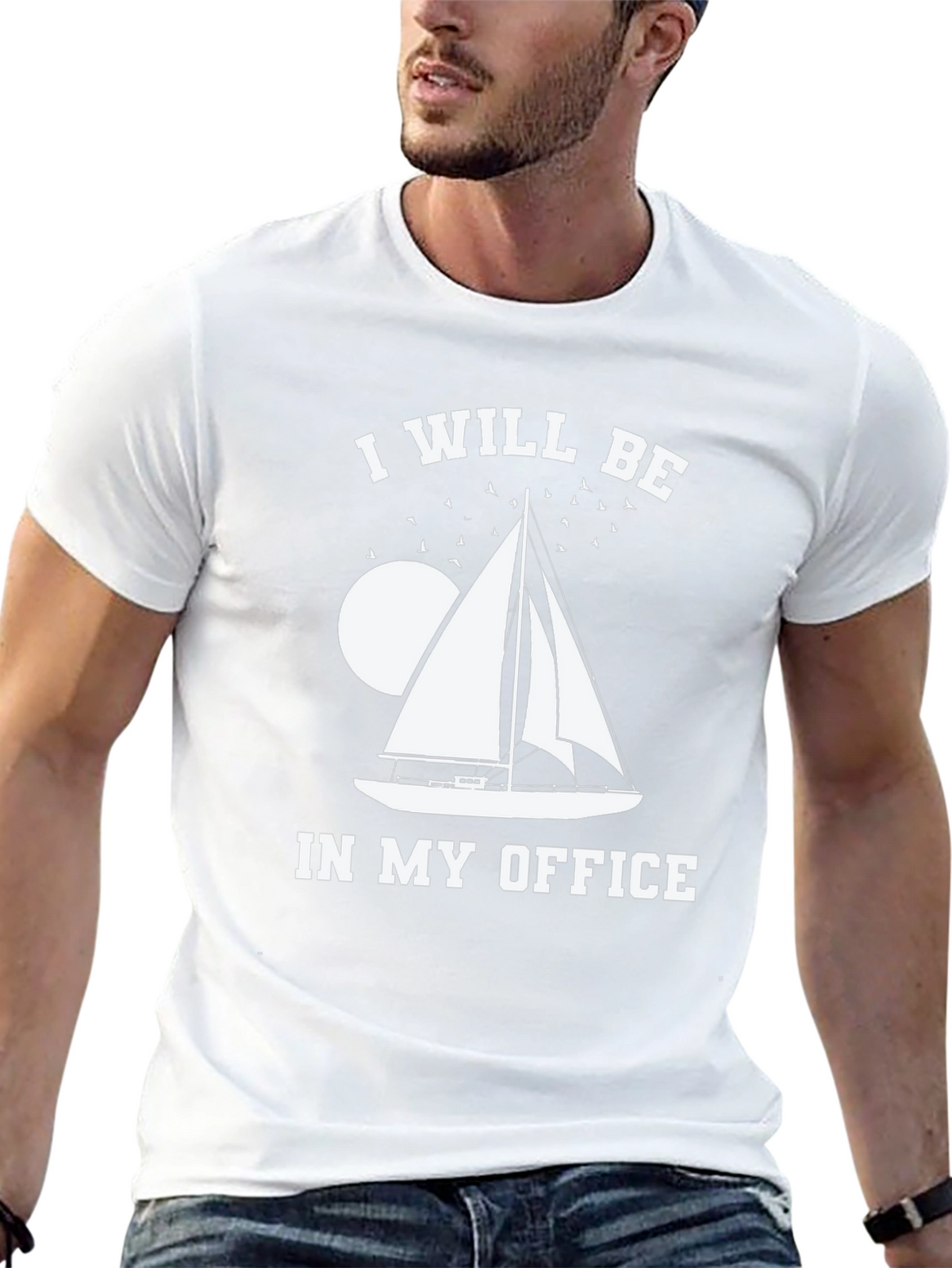 I Will Be In My Office Sailing T-Shirt