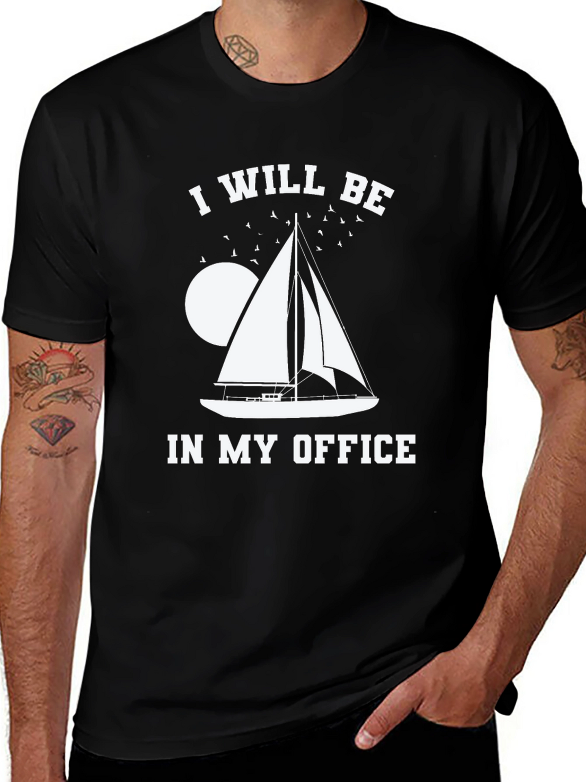 I Will Be In My Office Sailing T-Shirt
