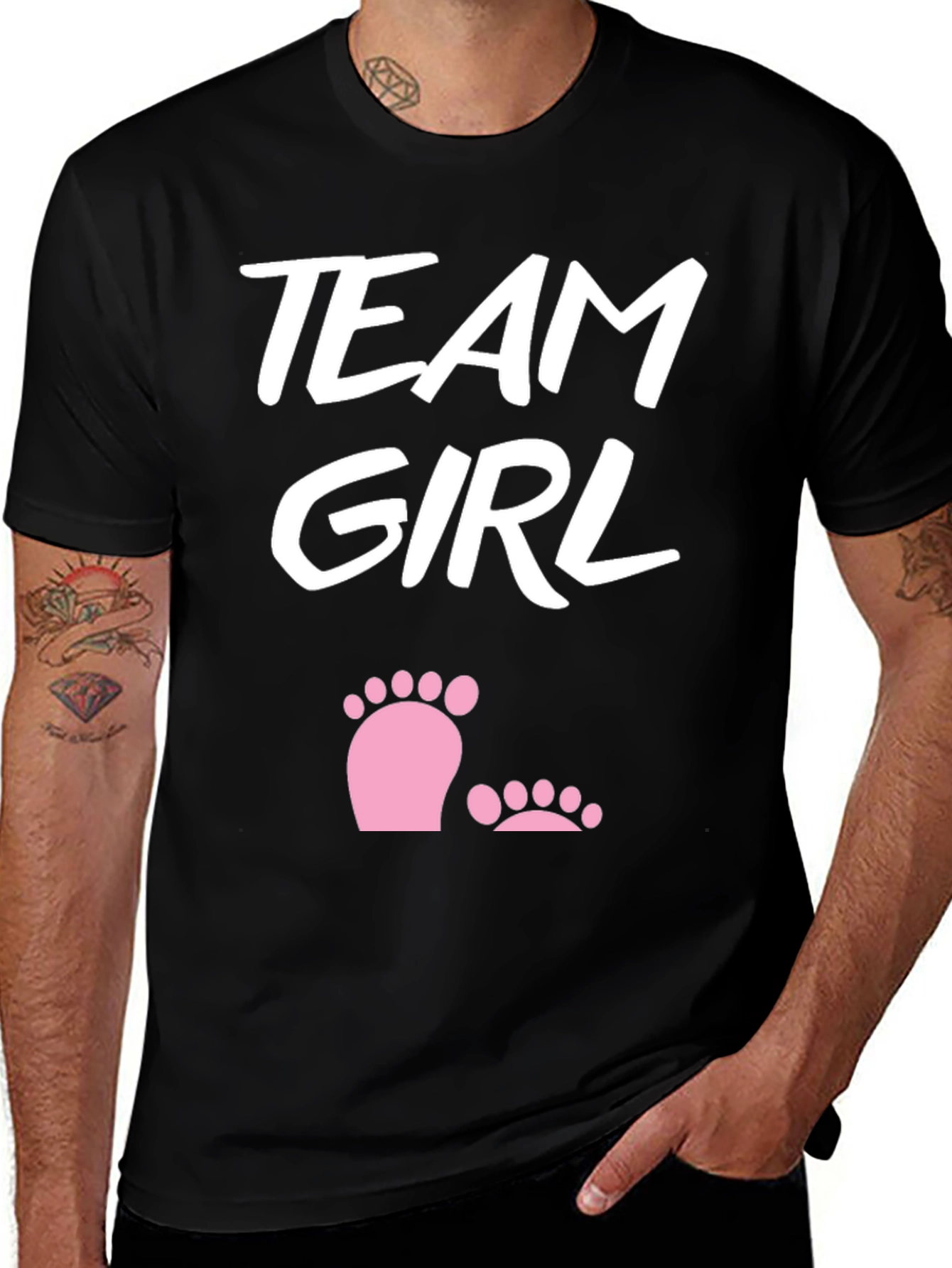 Team Girl Baby Shower T-Shirt