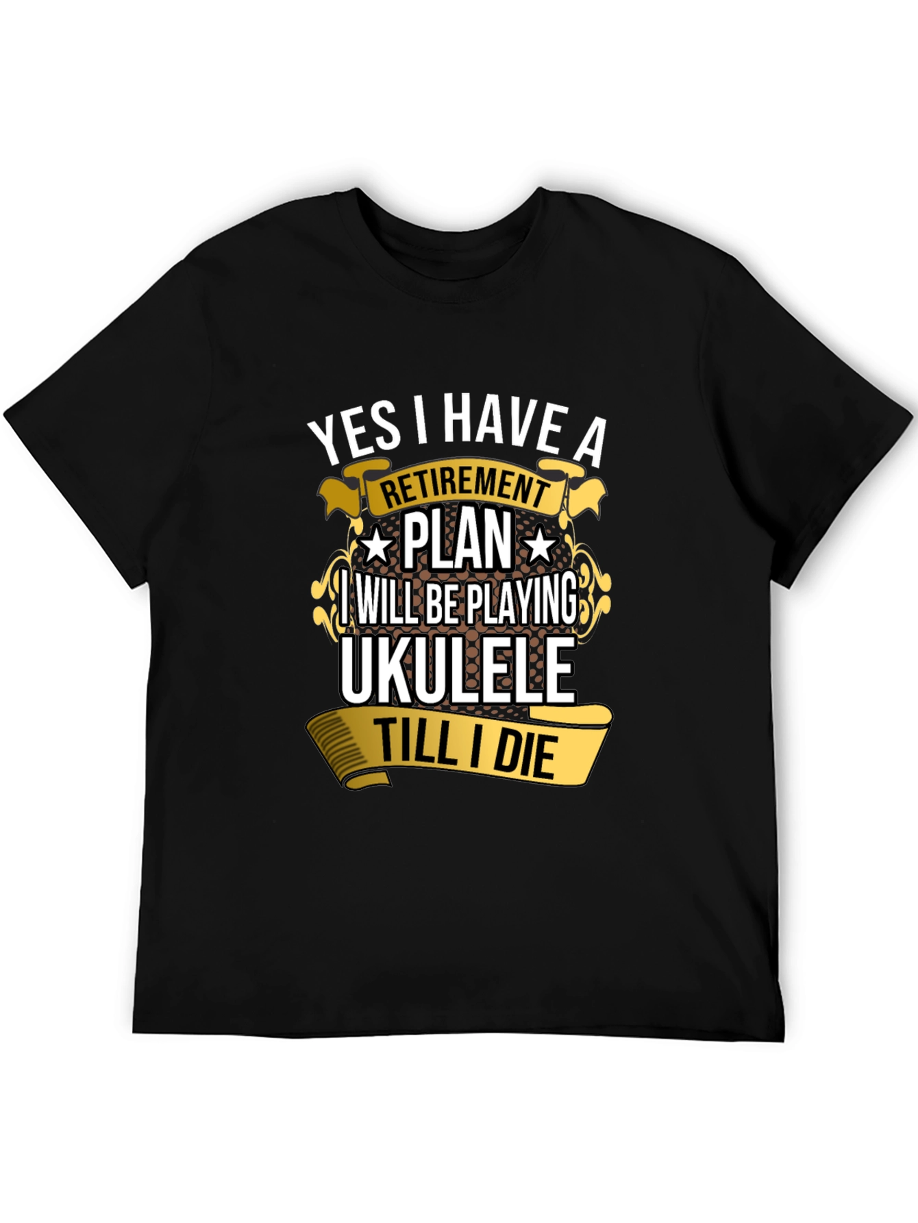 Retirement Plan Ukulele T-Shirt