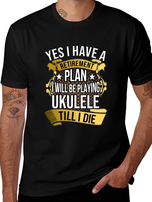 Retirement Plan Ukulele T-Shirt