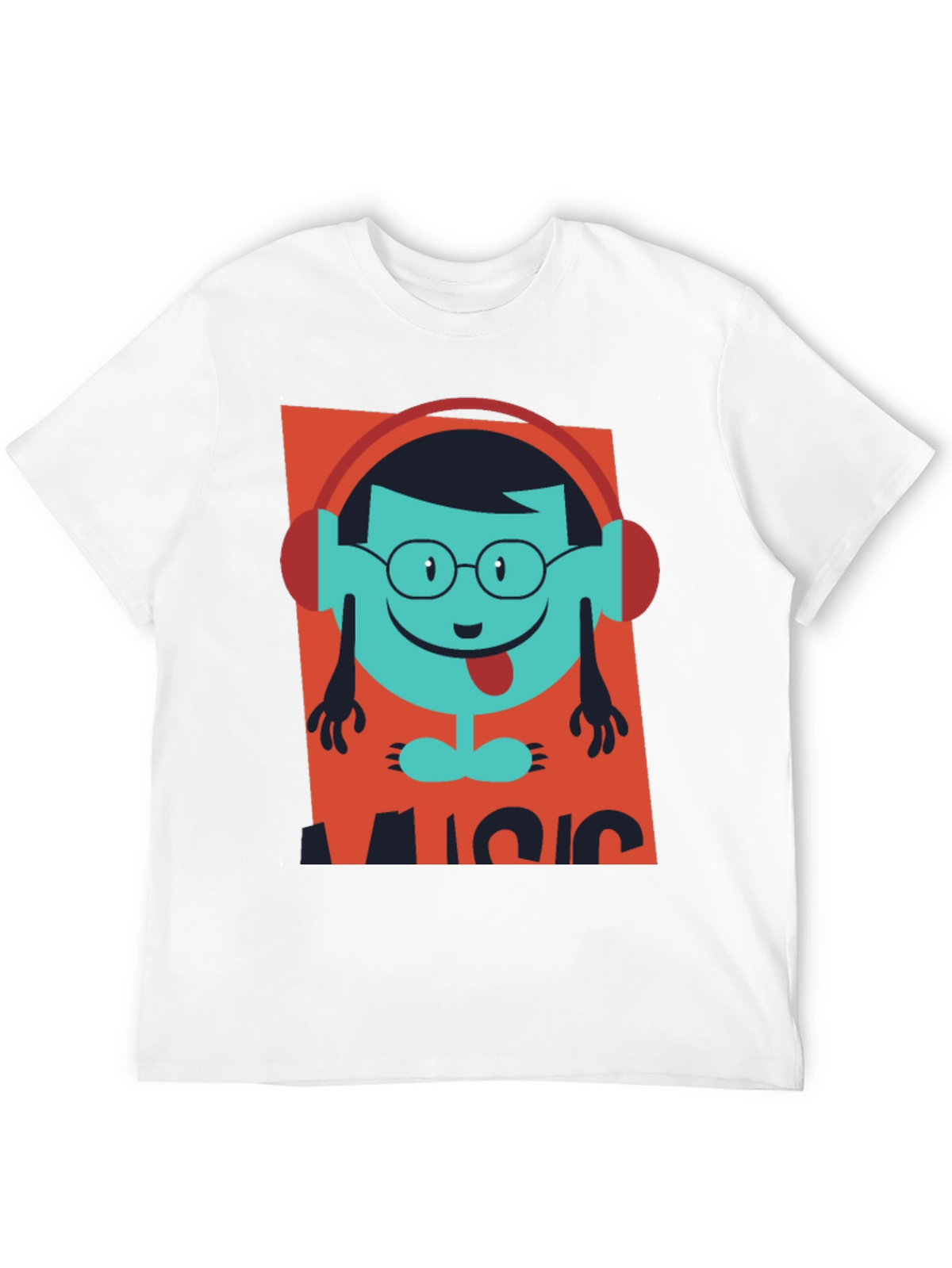 Music Lover T-Shirt - Funny Cartoon Design