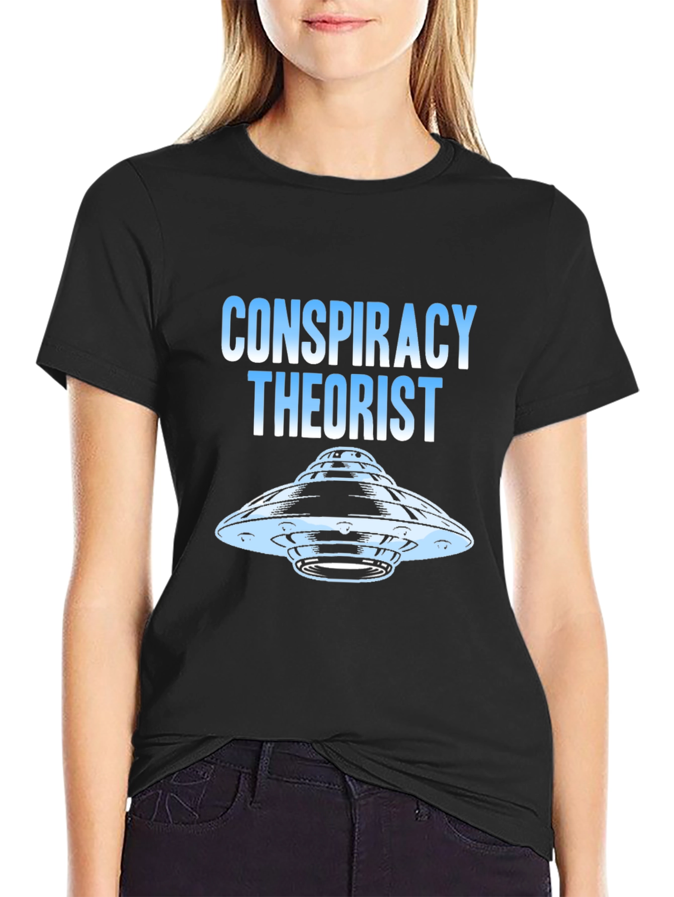 Conspiracy Theorist UFO Graphic T-Shirt