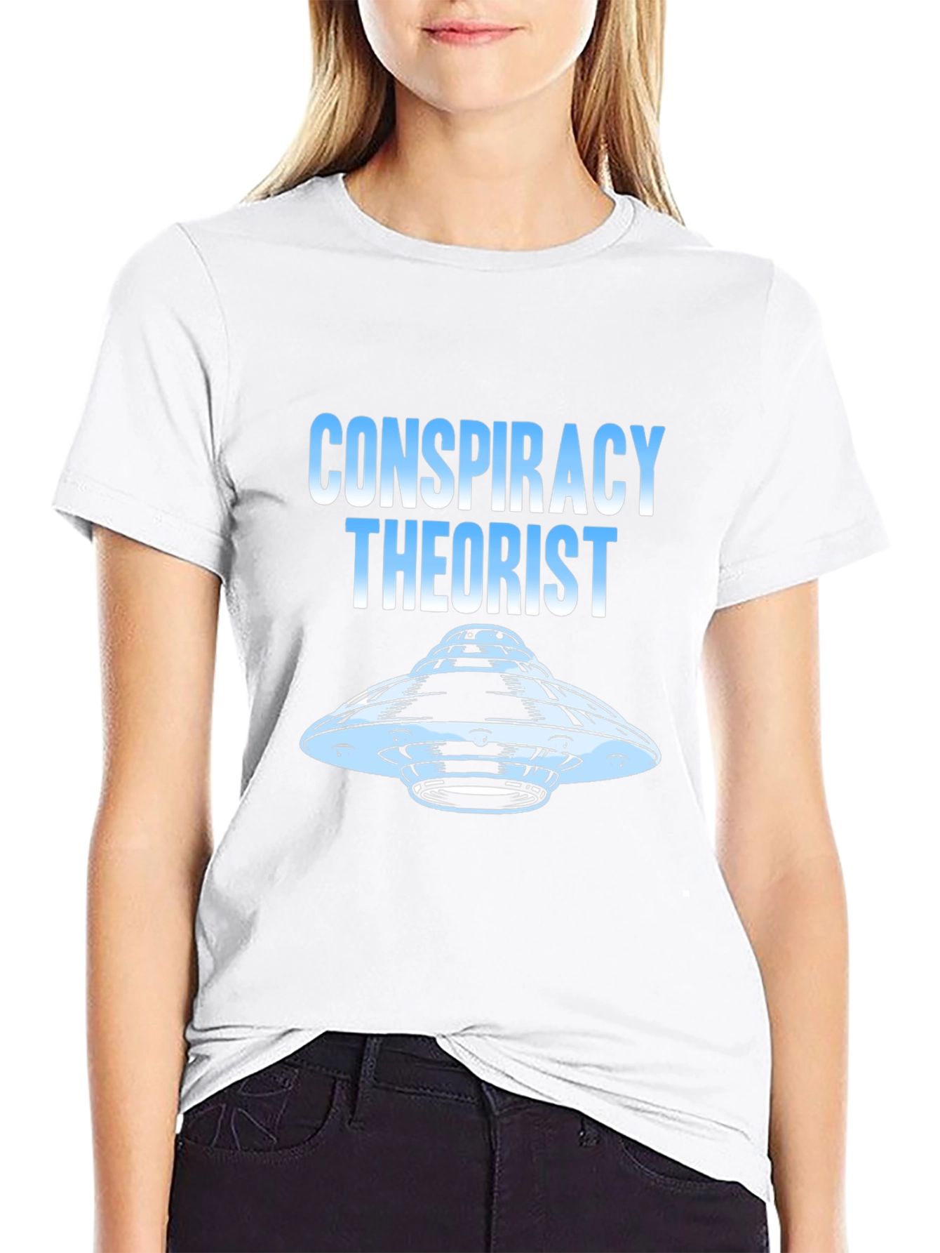 Conspiracy Theorist UFO Graphic T-Shirt