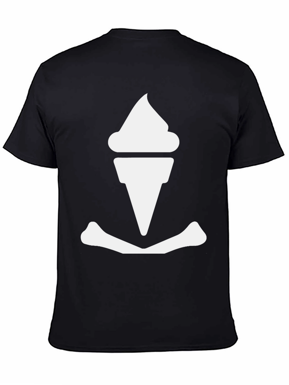 Ice Cream Anchor Graphic Tee - Black