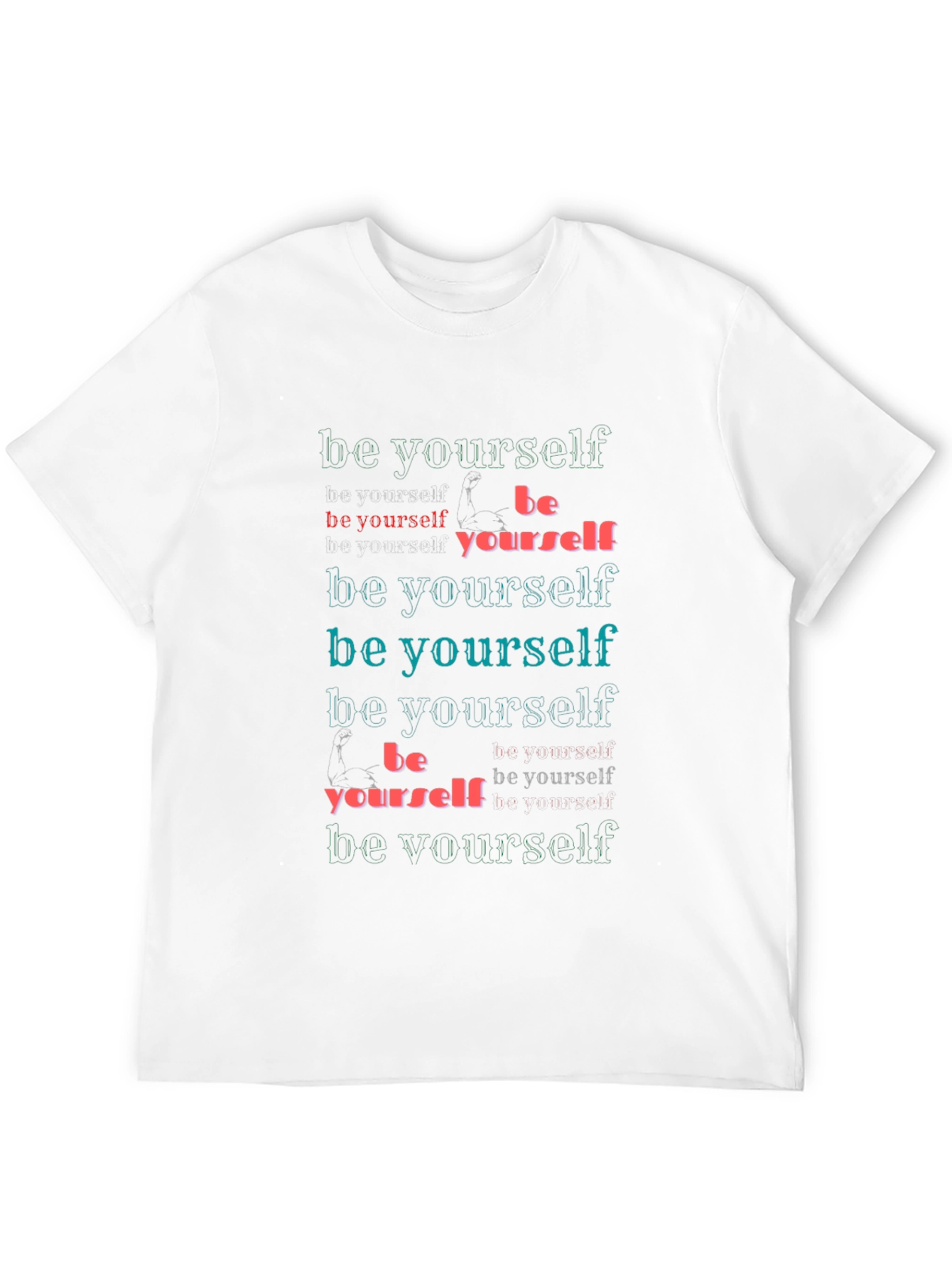 Be Yourself Graphic Print Tee